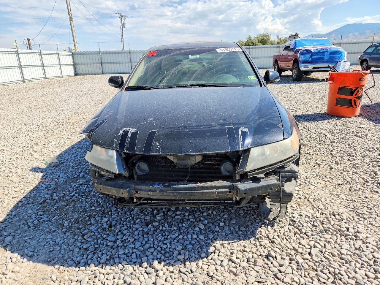 2007 Acura Tsx Black vin: JH4CL96857C016305