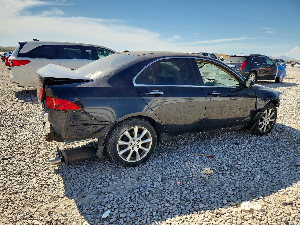 2007 Acura Tsx Black vin: JH4CL96857C016305