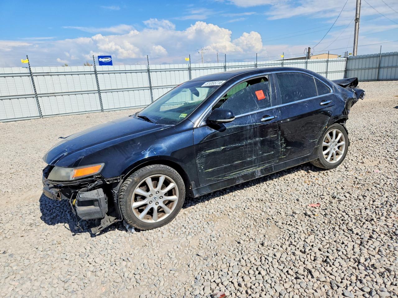 2007 Acura Tsx Black vin: JH4CL96857C016305