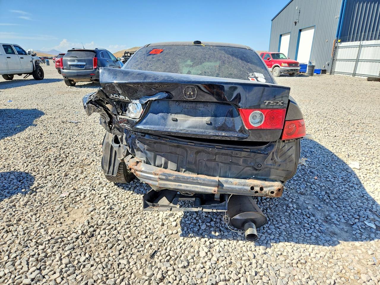 2007 Acura Tsx Black vin: JH4CL96857C016305