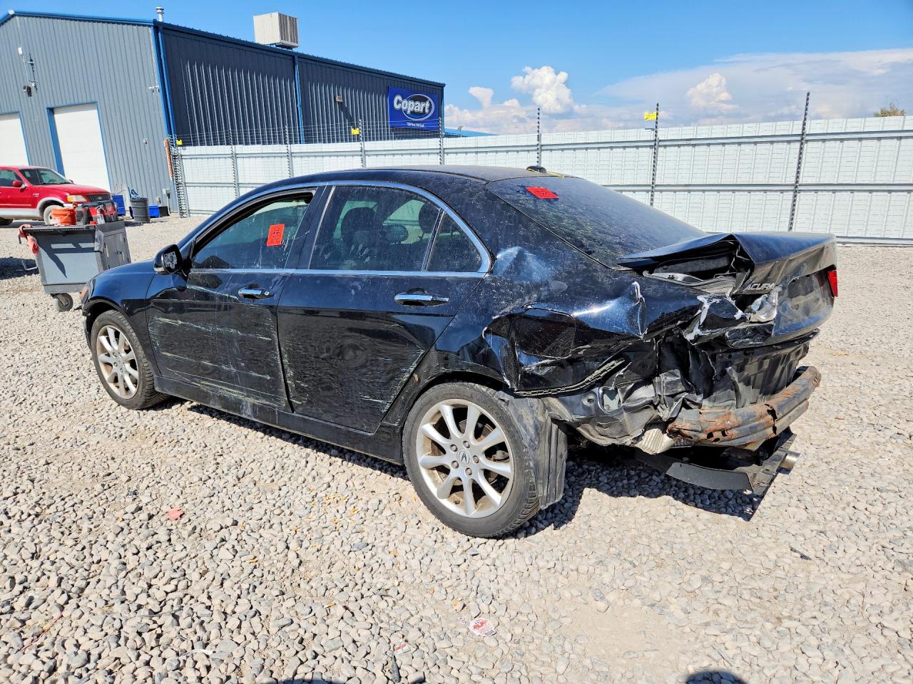 2007 Acura Tsx Black vin: JH4CL96857C016305