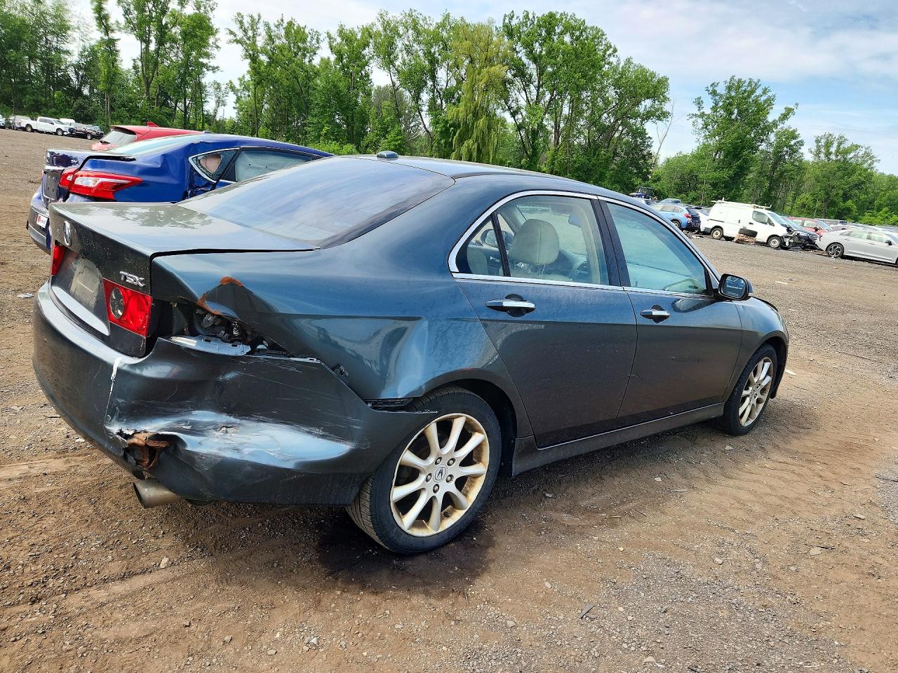 2008 Acura Tsx Green vin: JH4CL96858C015320