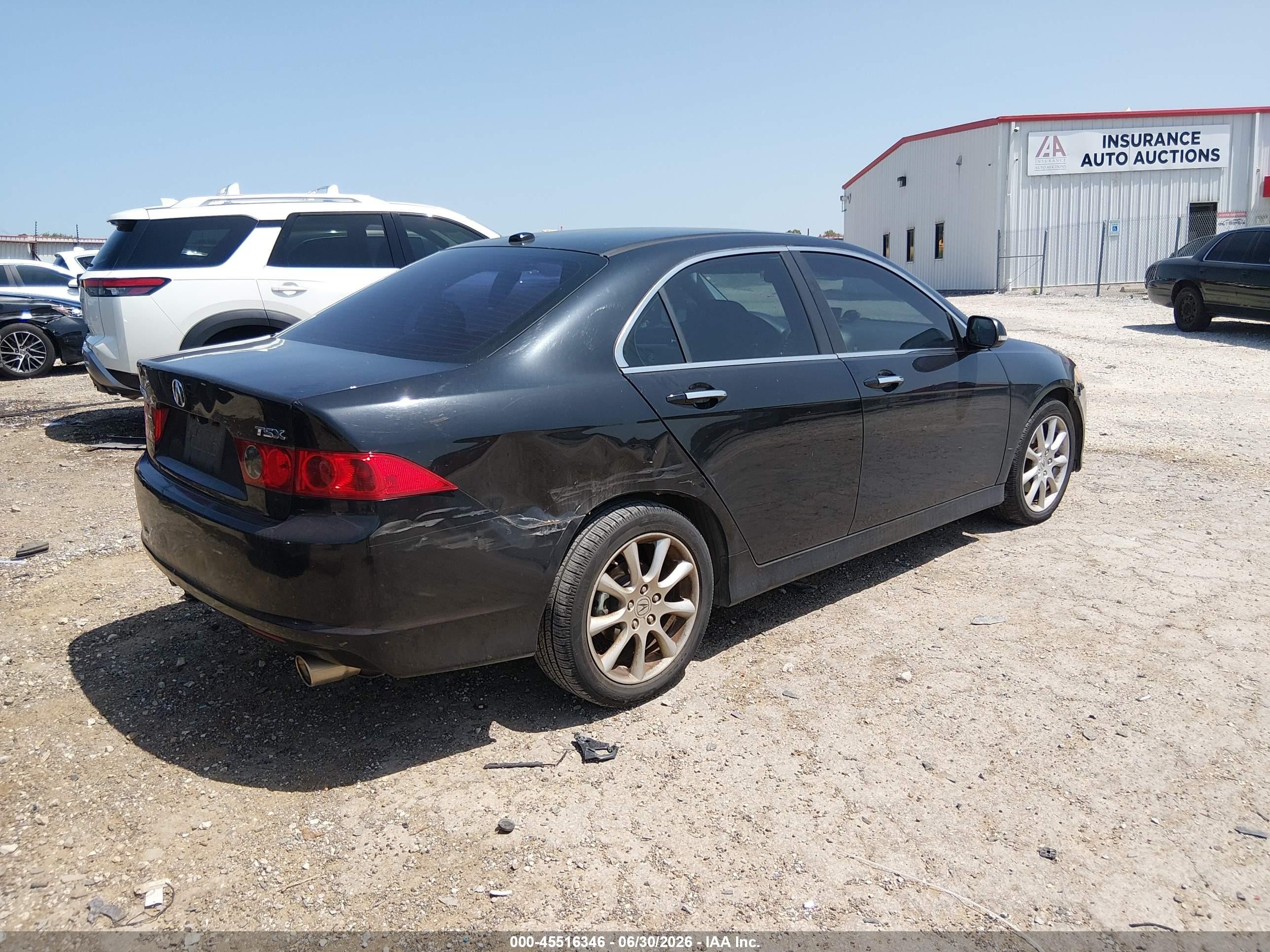 2008 Acura Tsx   Black vin: JH4CL96858C017763