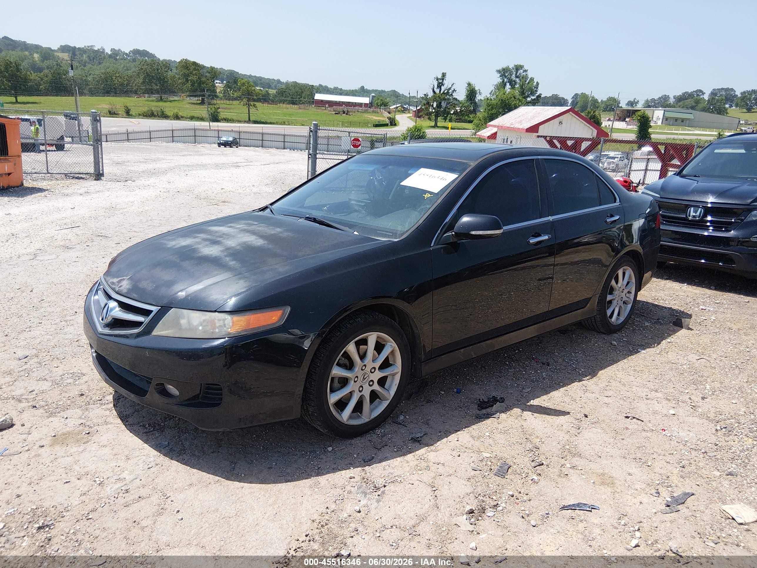 2008 Acura Tsx   Black vin: JH4CL96858C017763