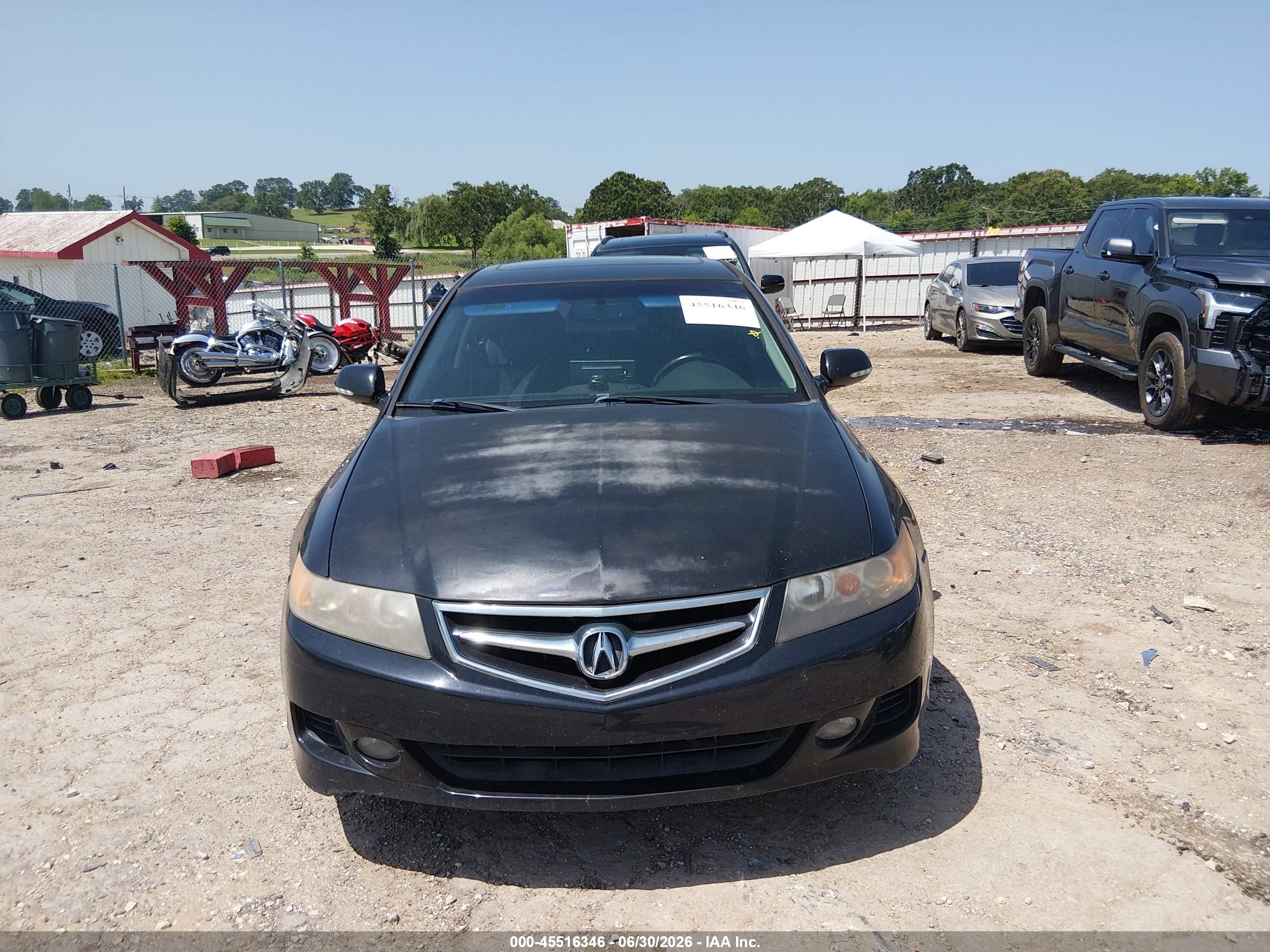 2008 Acura Tsx   Black vin: JH4CL96858C017763
