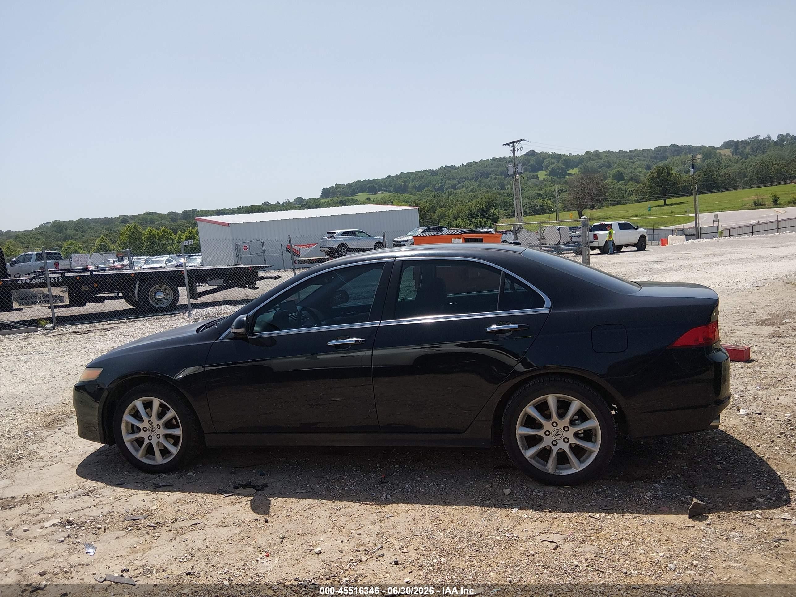 2008 Acura Tsx   Black vin: JH4CL96858C017763