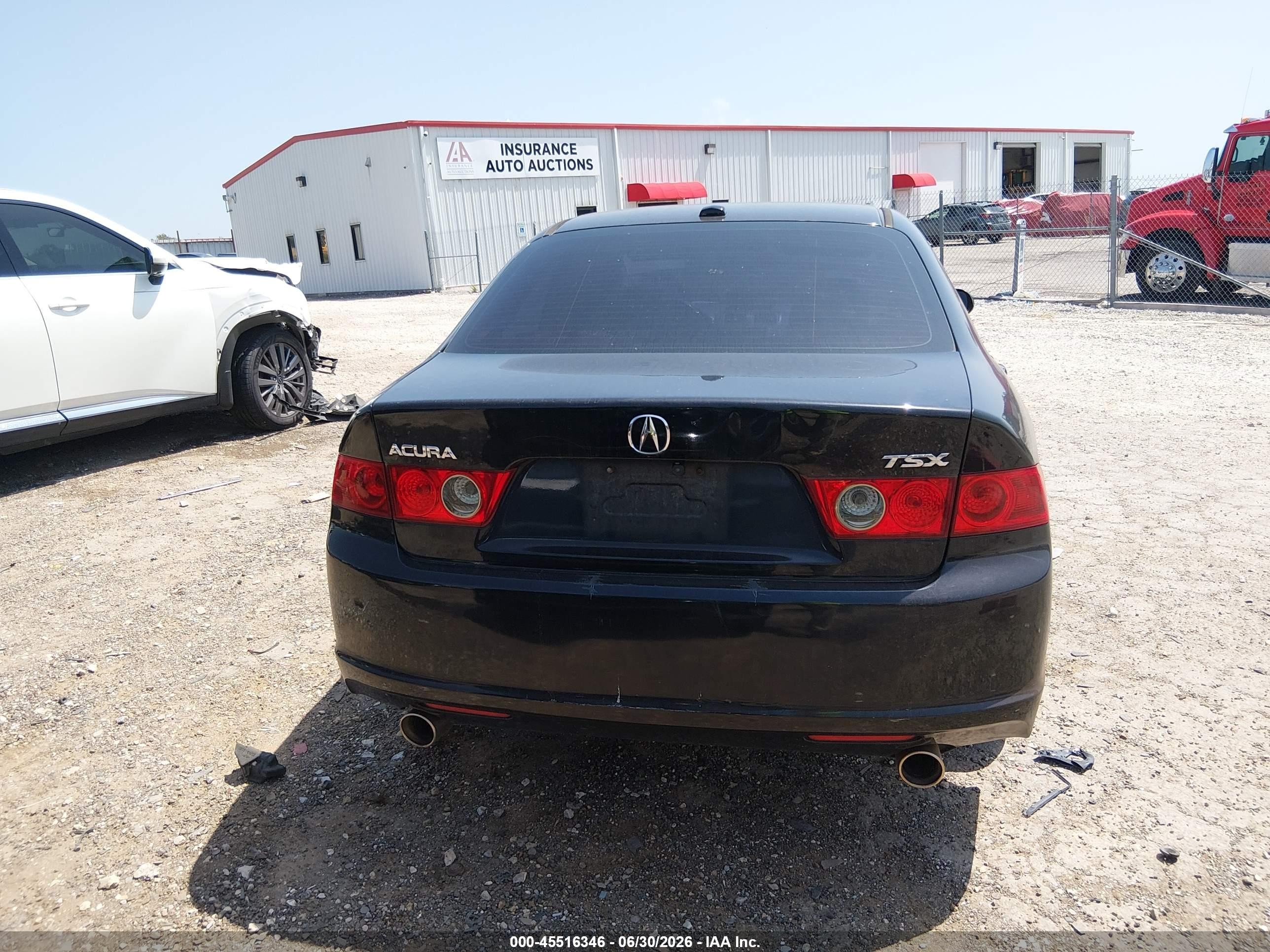 2008 Acura Tsx   Black vin: JH4CL96858C017763