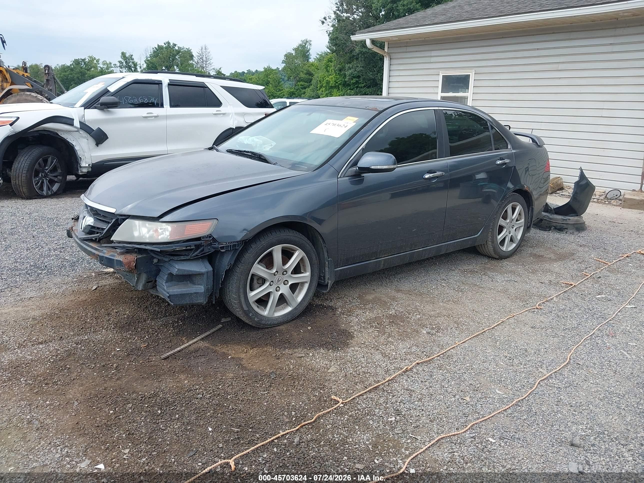 2004 Acura Tsx   Серый vin: JH4CL96864C008838