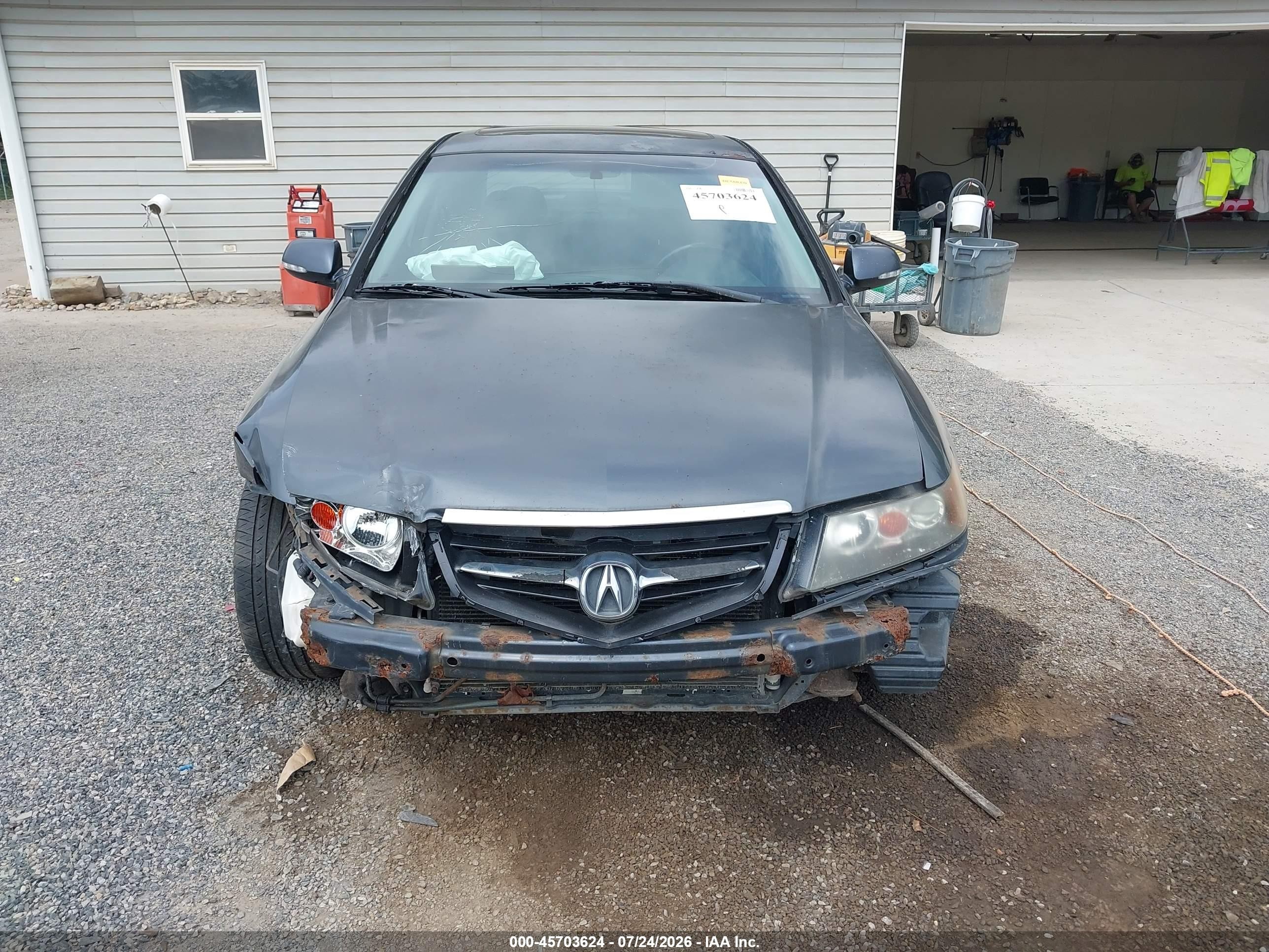 2004 Acura Tsx   Серый vin: JH4CL96864C008838