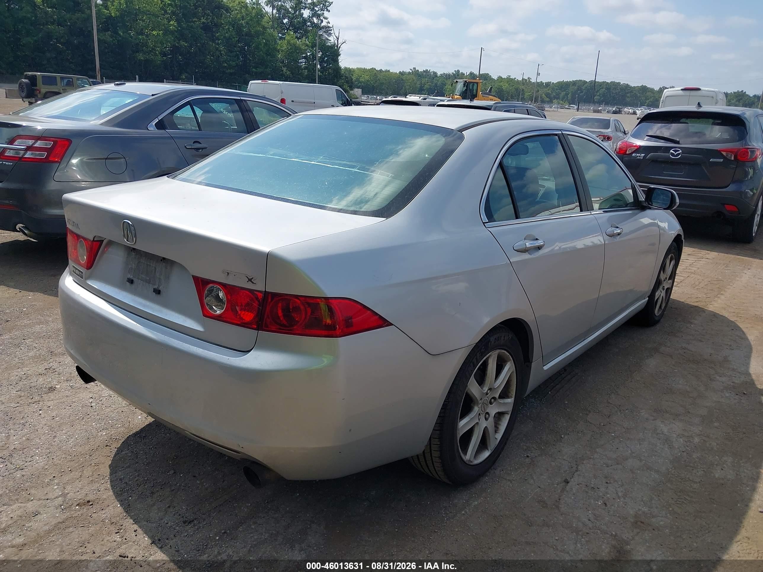 2004 Acura Tsx   Silver vin: JH4CL96864C028426