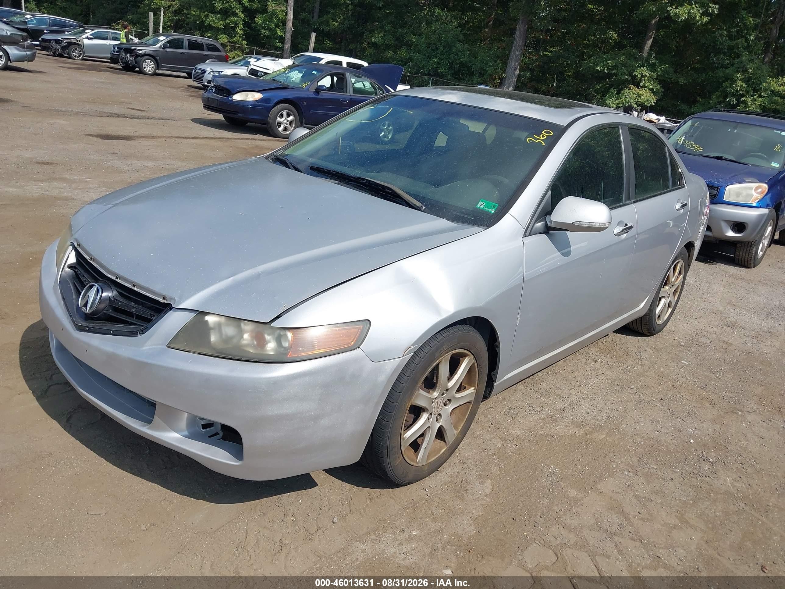 2004 Acura Tsx   Silver vin: JH4CL96864C028426
