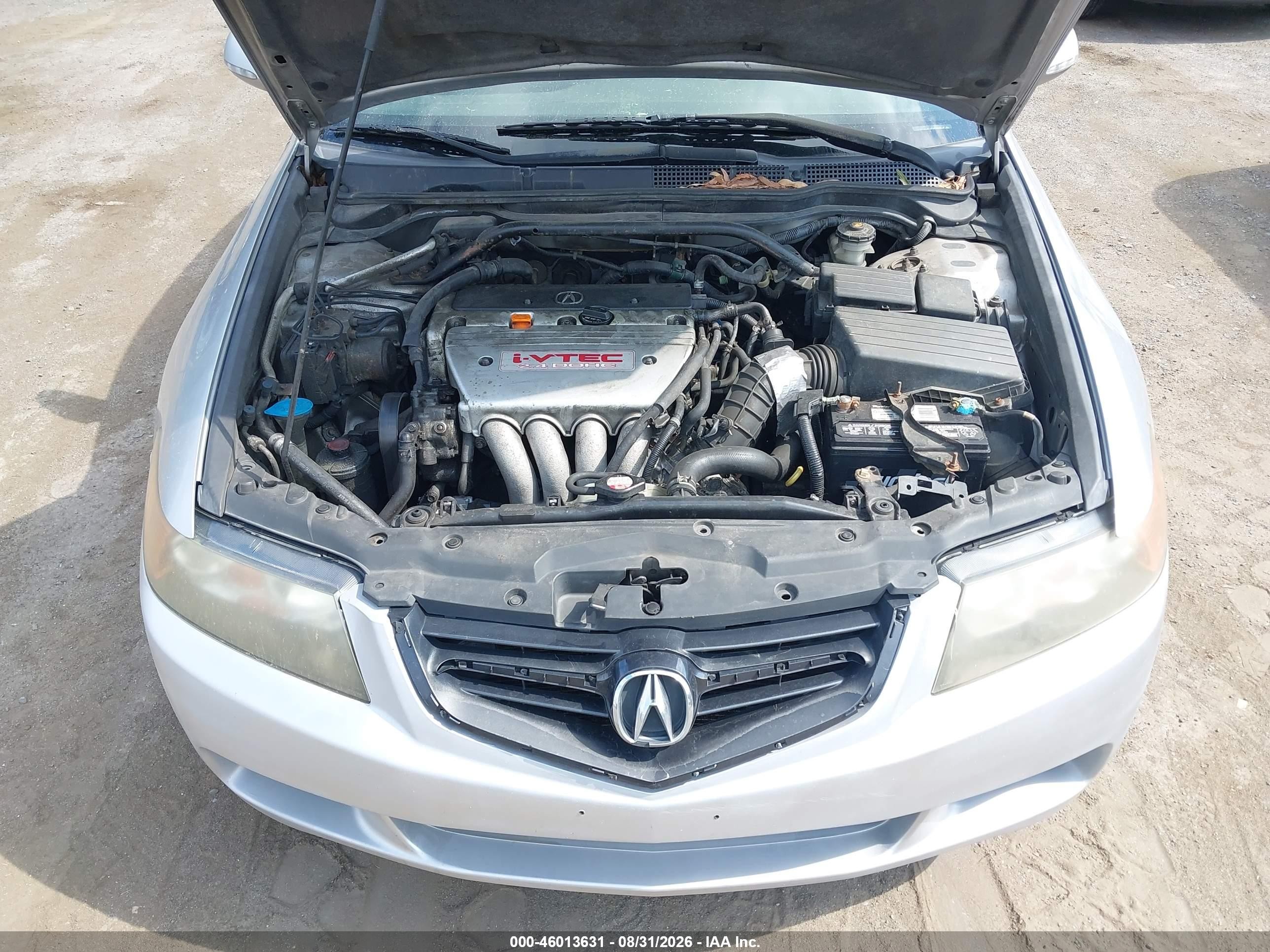 2004 Acura Tsx   Silver vin: JH4CL96864C028426