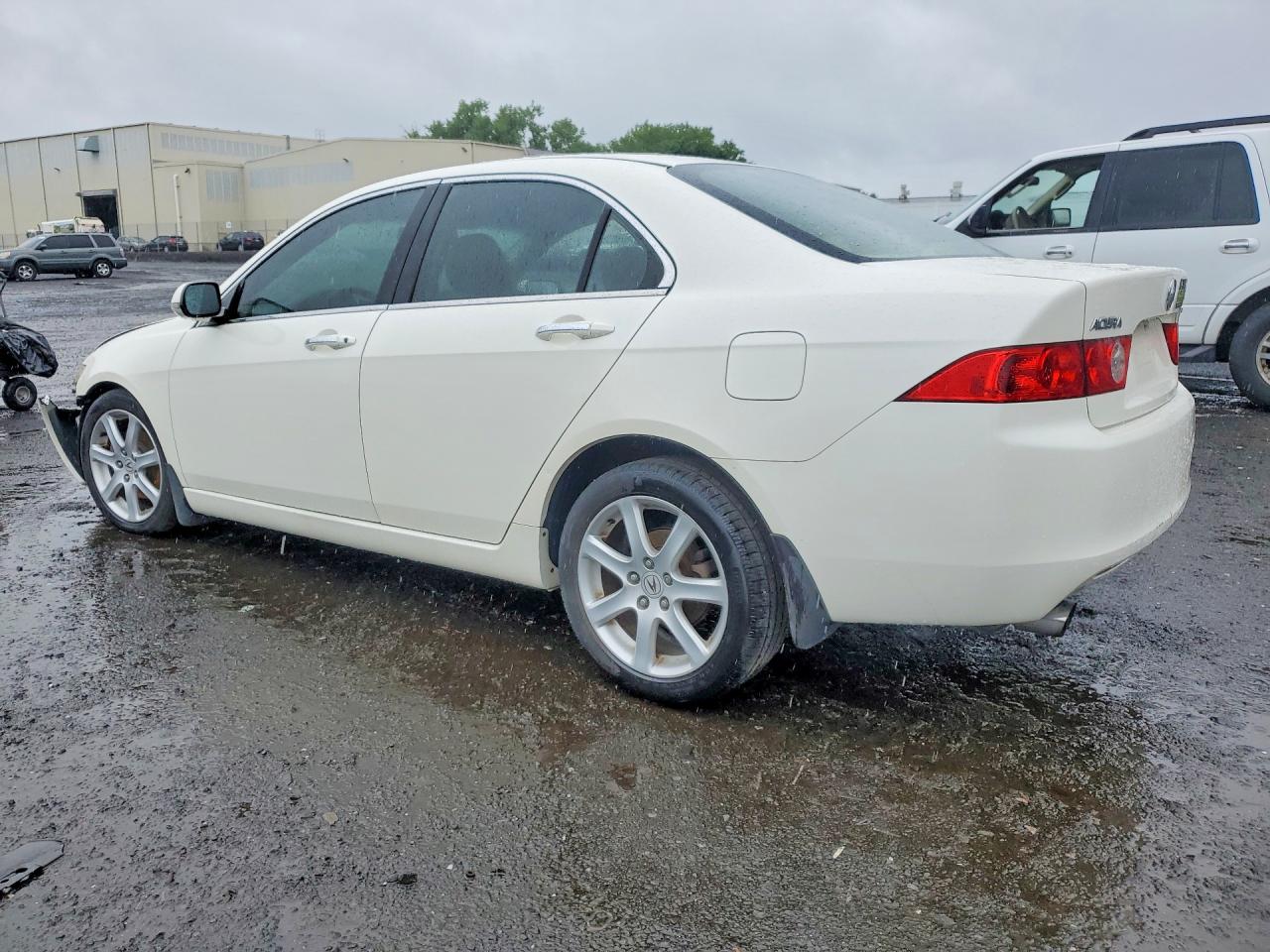 2004 Acura Tsx White vin: JH4CL96864C030998