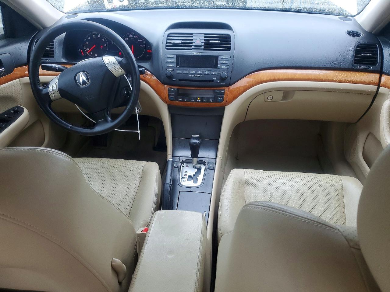 2004 Acura Tsx White vin: JH4CL96864C030998