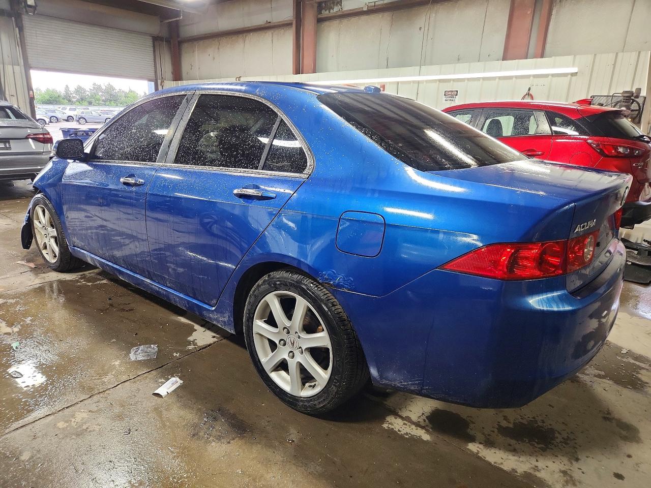 2005 Acura Tsx Blue vin: JH4CL96865C004726