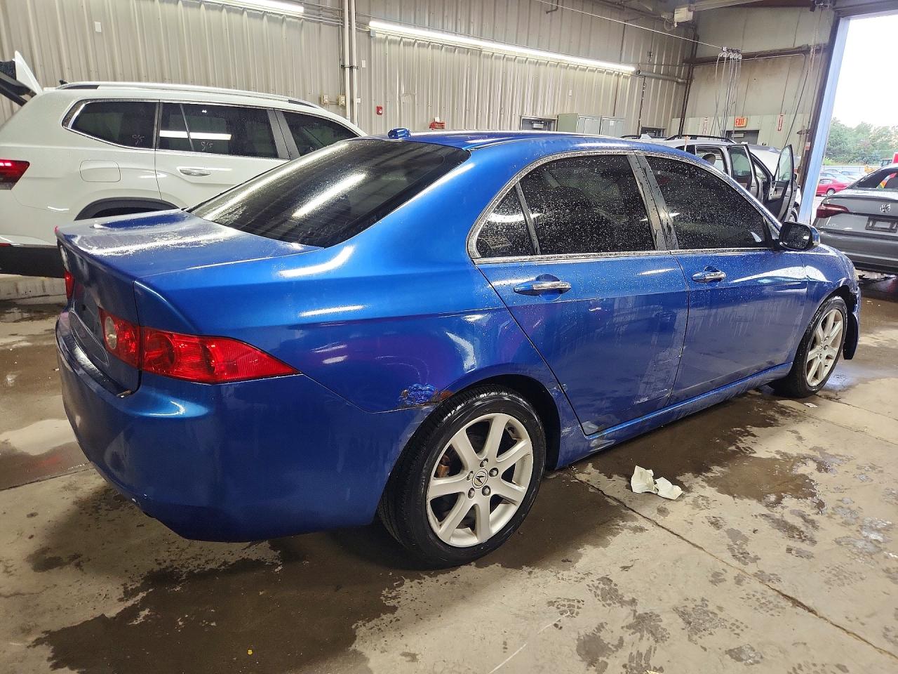 2005 Acura Tsx Blue vin: JH4CL96865C004726