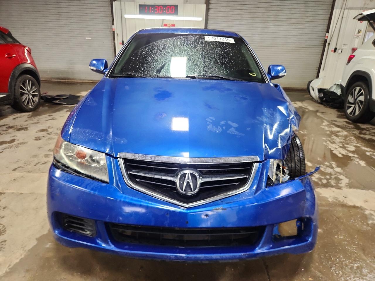 2005 Acura Tsx Blue vin: JH4CL96865C004726