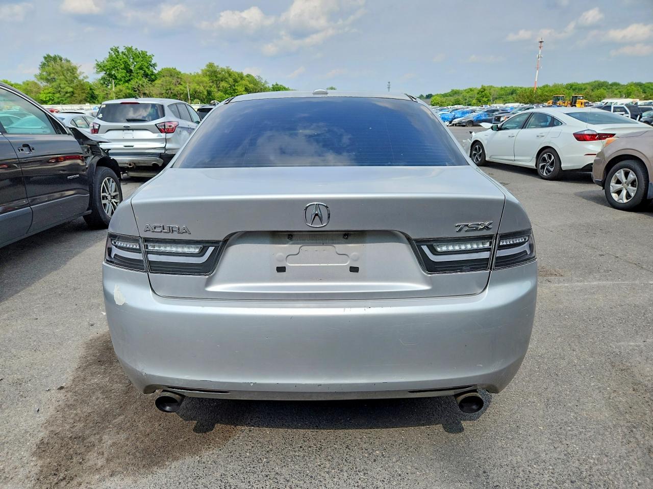 2005 Acura Tsx Silver vin: JH4CL96865C033773