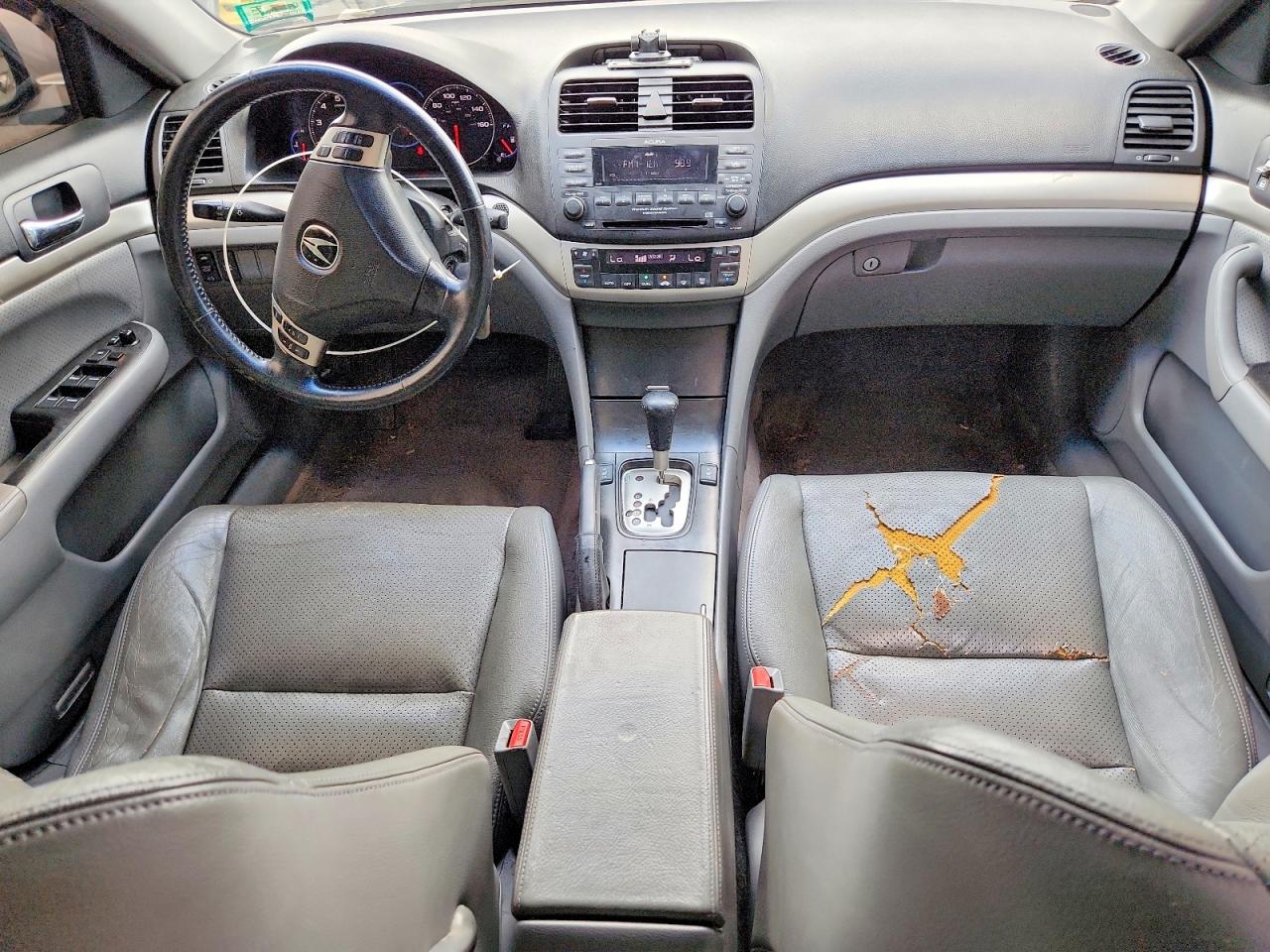 2005 Acura Tsx Silver vin: JH4CL96865C033773
