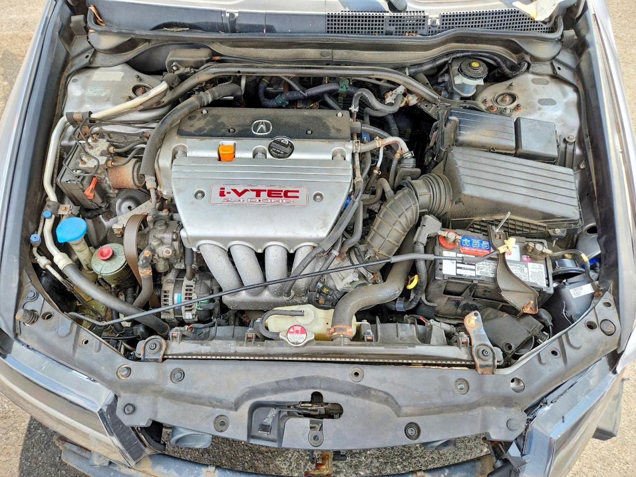 2005 Acura Tsx Silver vin: JH4CL96865C033773