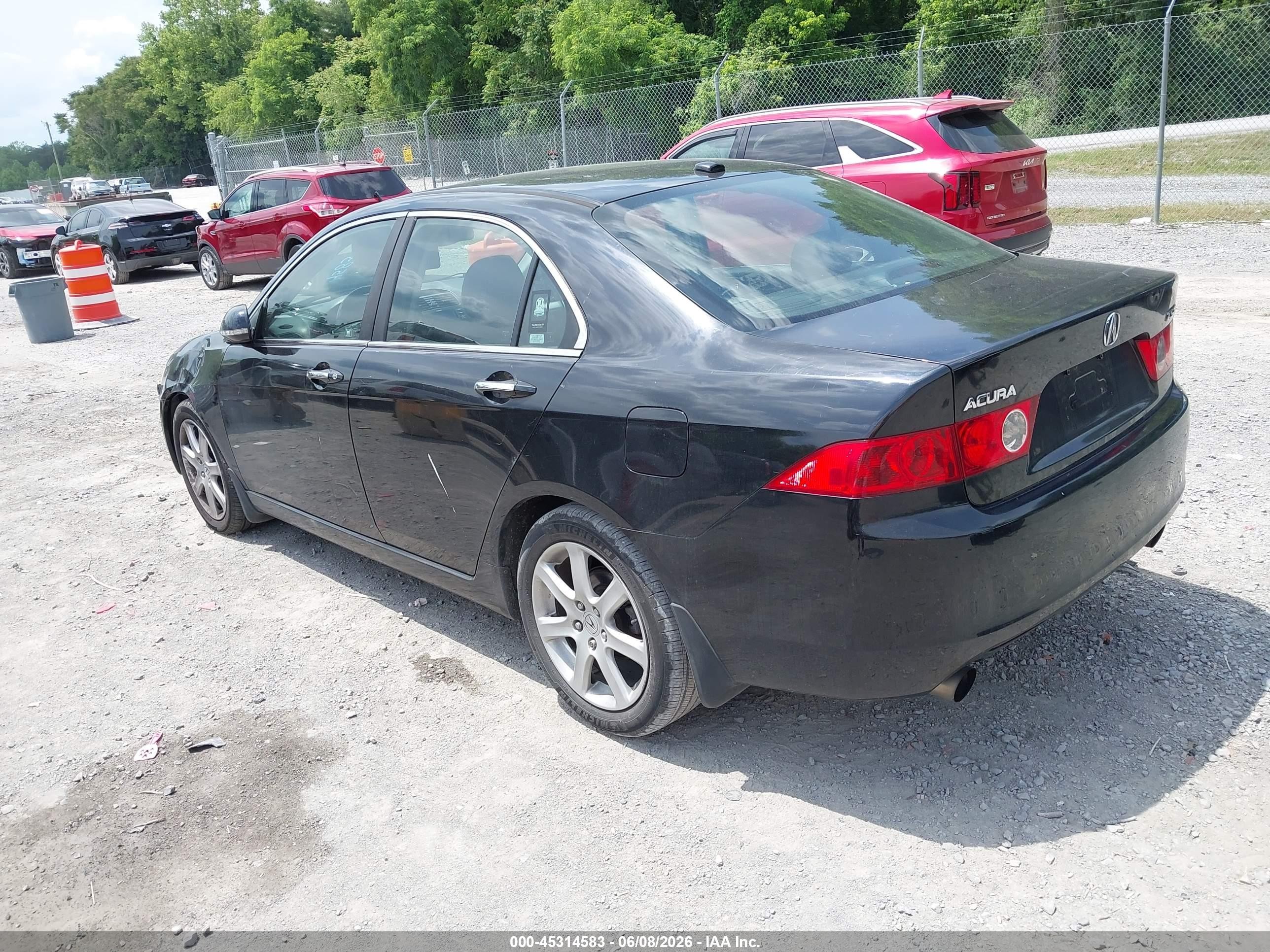 2005 Acura Tsx   Black vin: JH4CL96865C034809
