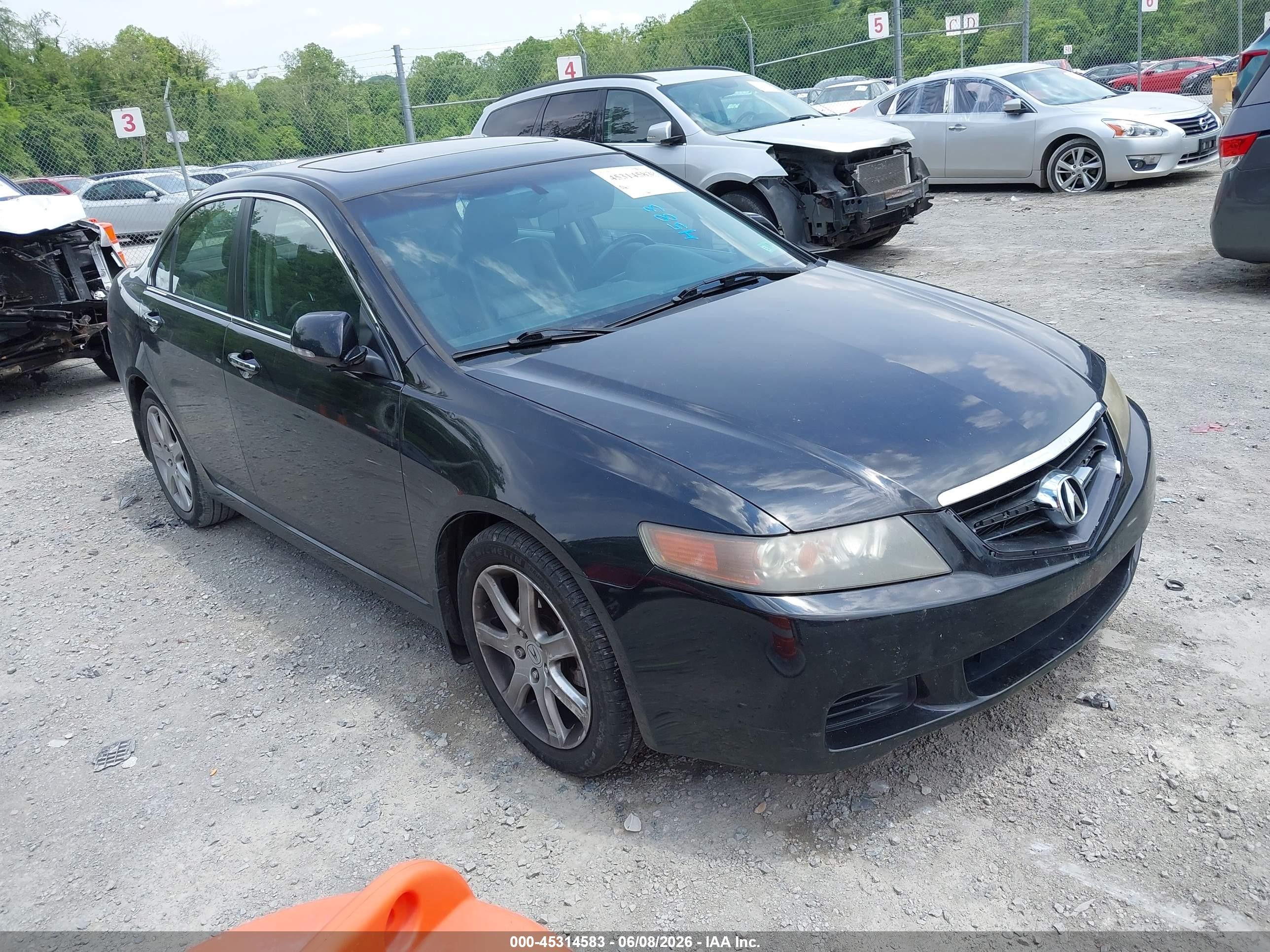 2005 Acura Tsx   Black vin: JH4CL96865C034809