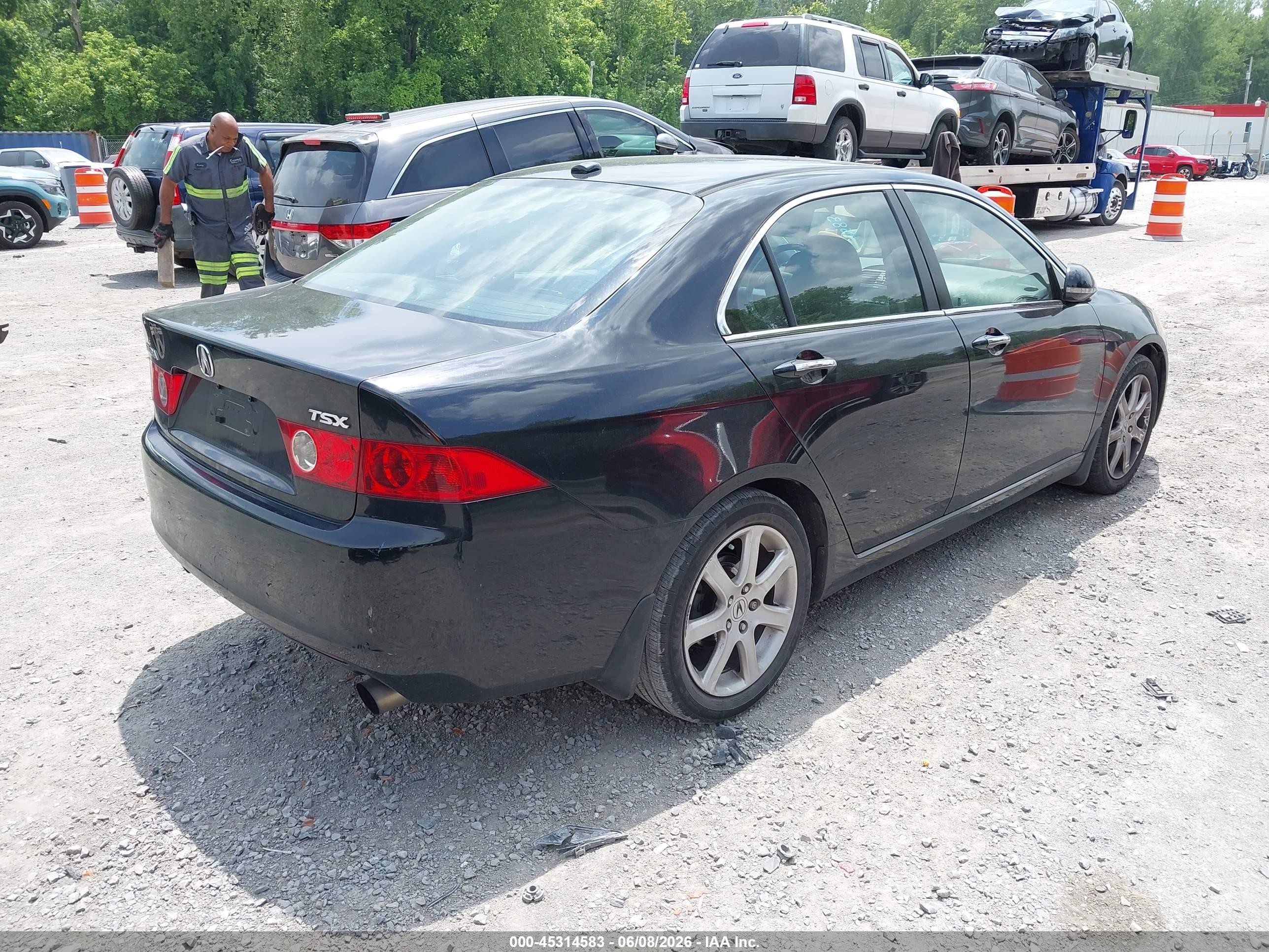 2005 Acura Tsx   Black vin: JH4CL96865C034809