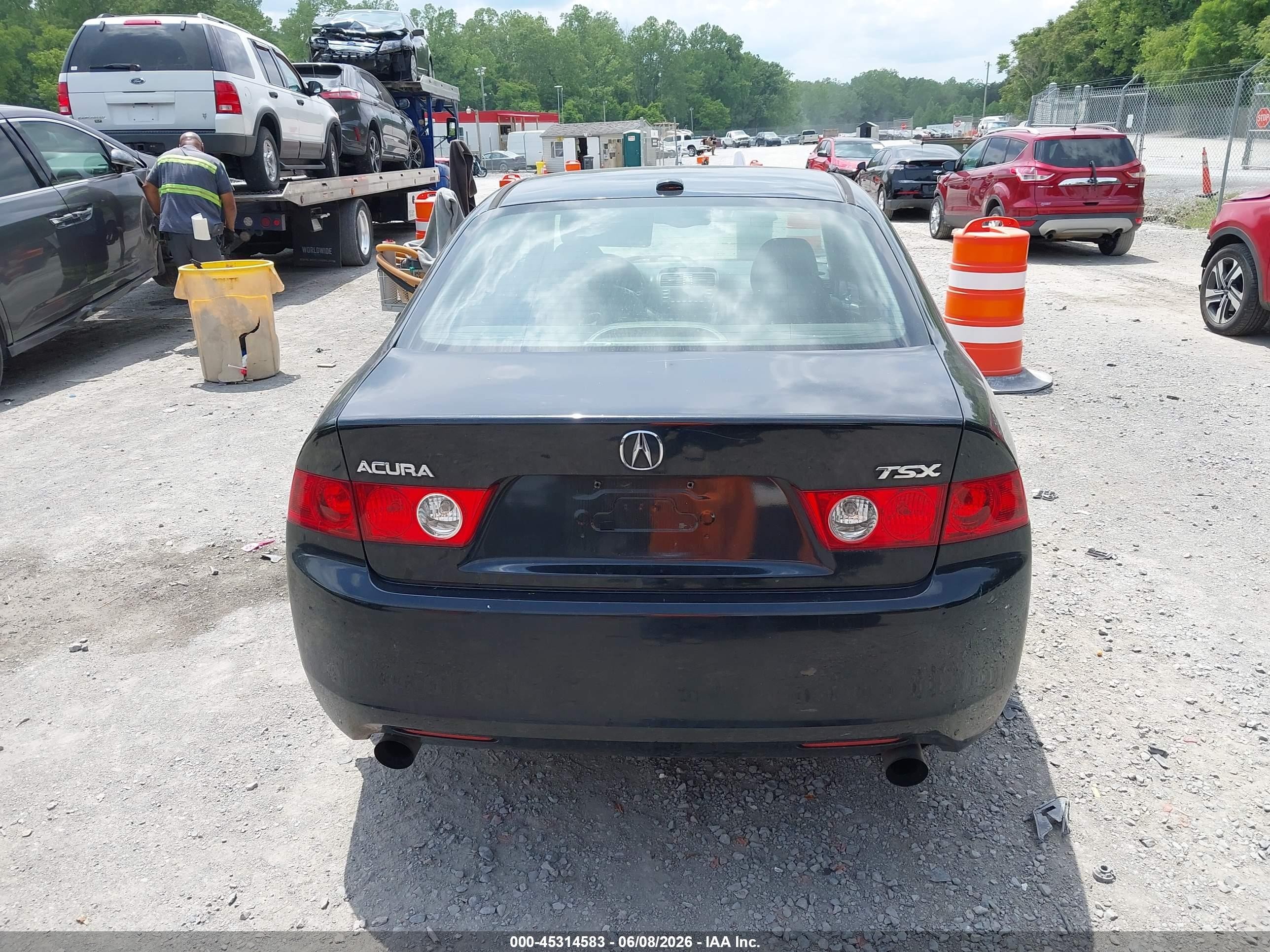 2005 Acura Tsx   Black vin: JH4CL96865C034809