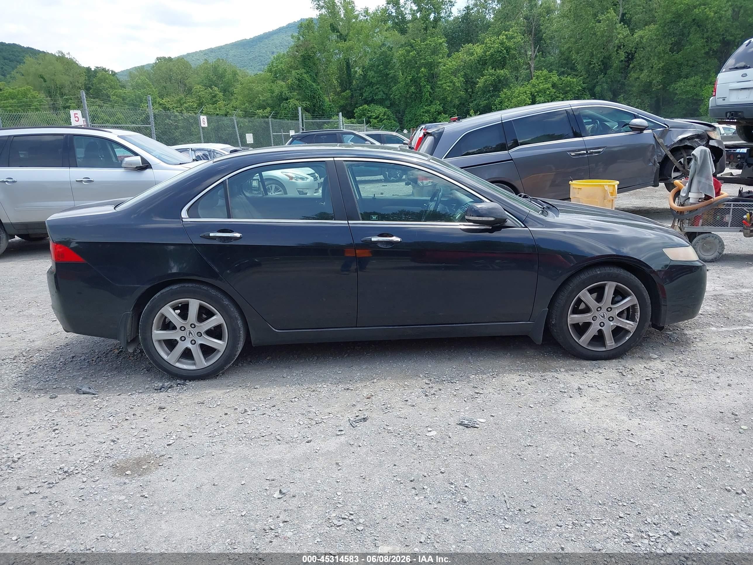 2005 Acura Tsx   Black vin: JH4CL96865C034809