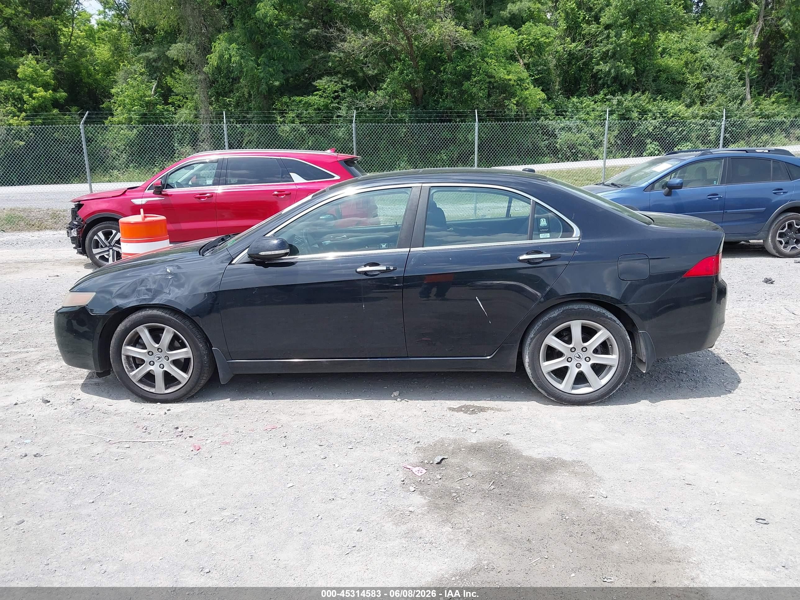 2005 Acura Tsx   Black vin: JH4CL96865C034809