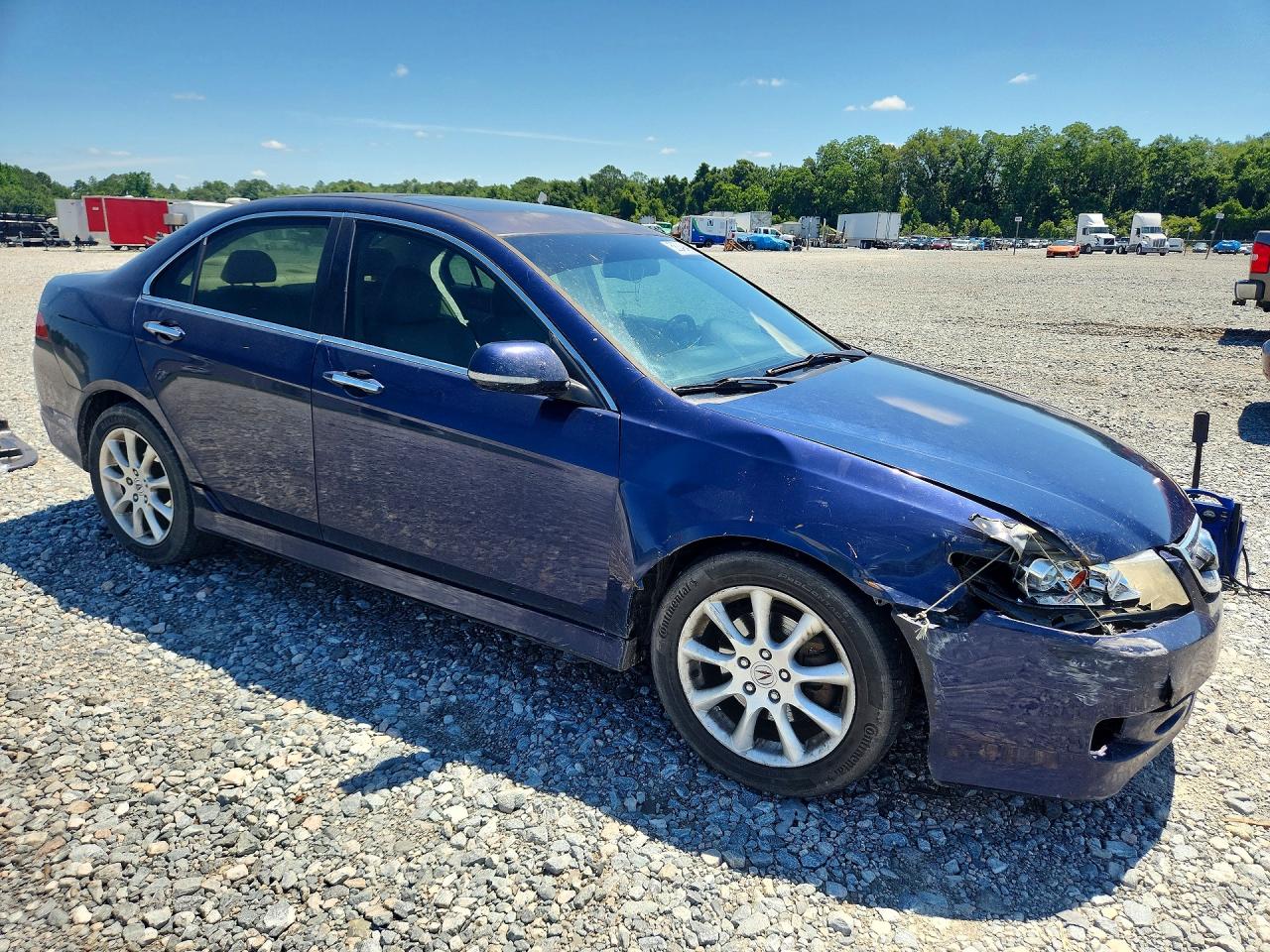 2006 Acura Tsx Blue vin: JH4CL96866C002234