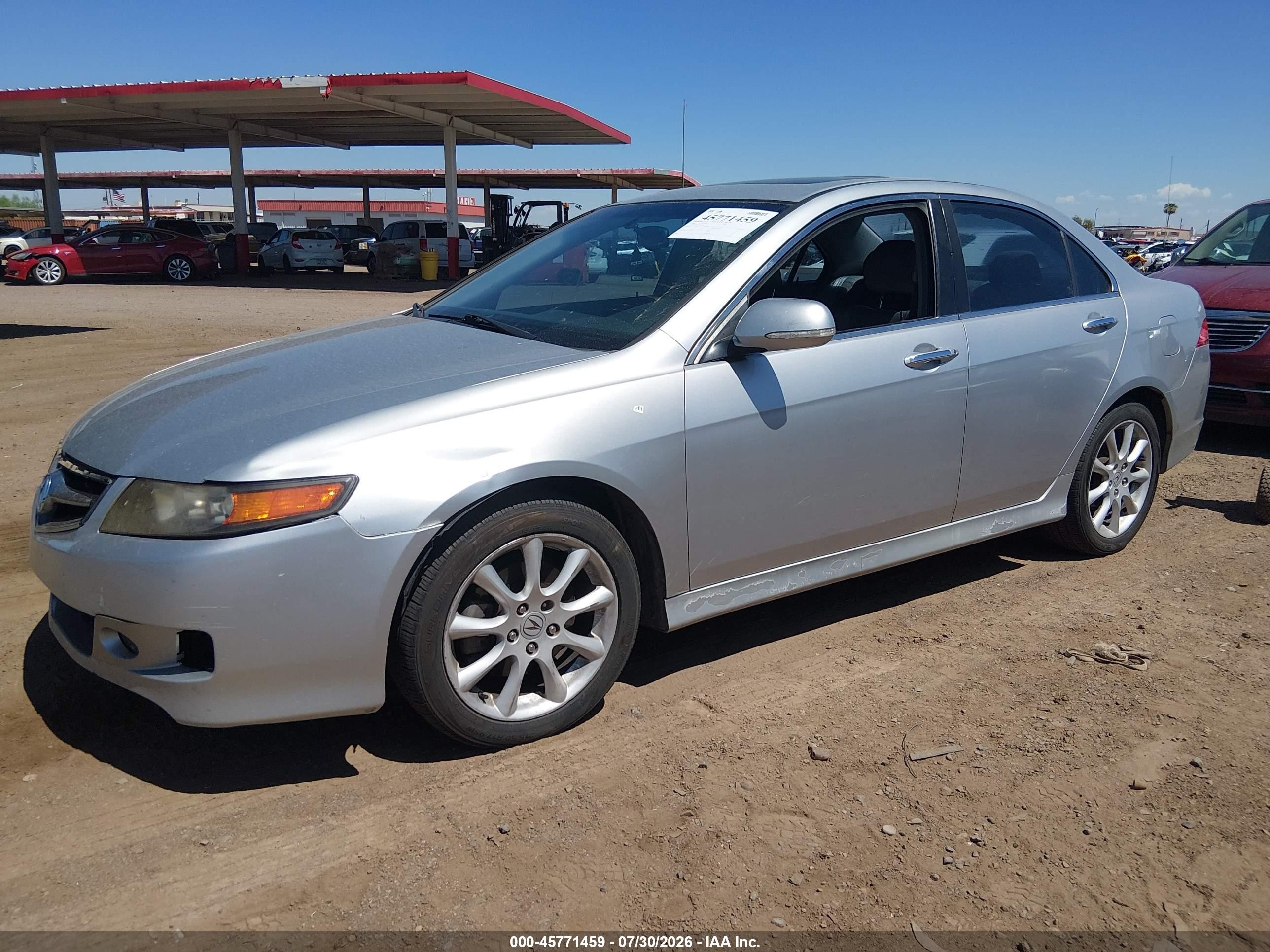 2006 Acura Tsx   Серебряный vin: JH4CL96866C019650