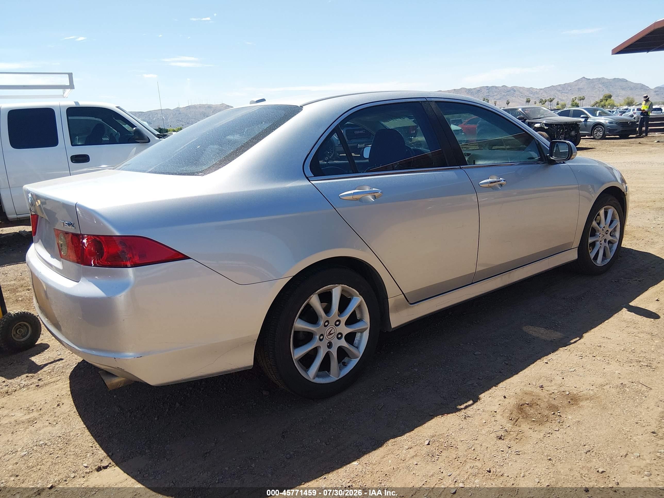 2006 Acura Tsx   Серебряный vin: JH4CL96866C019650
