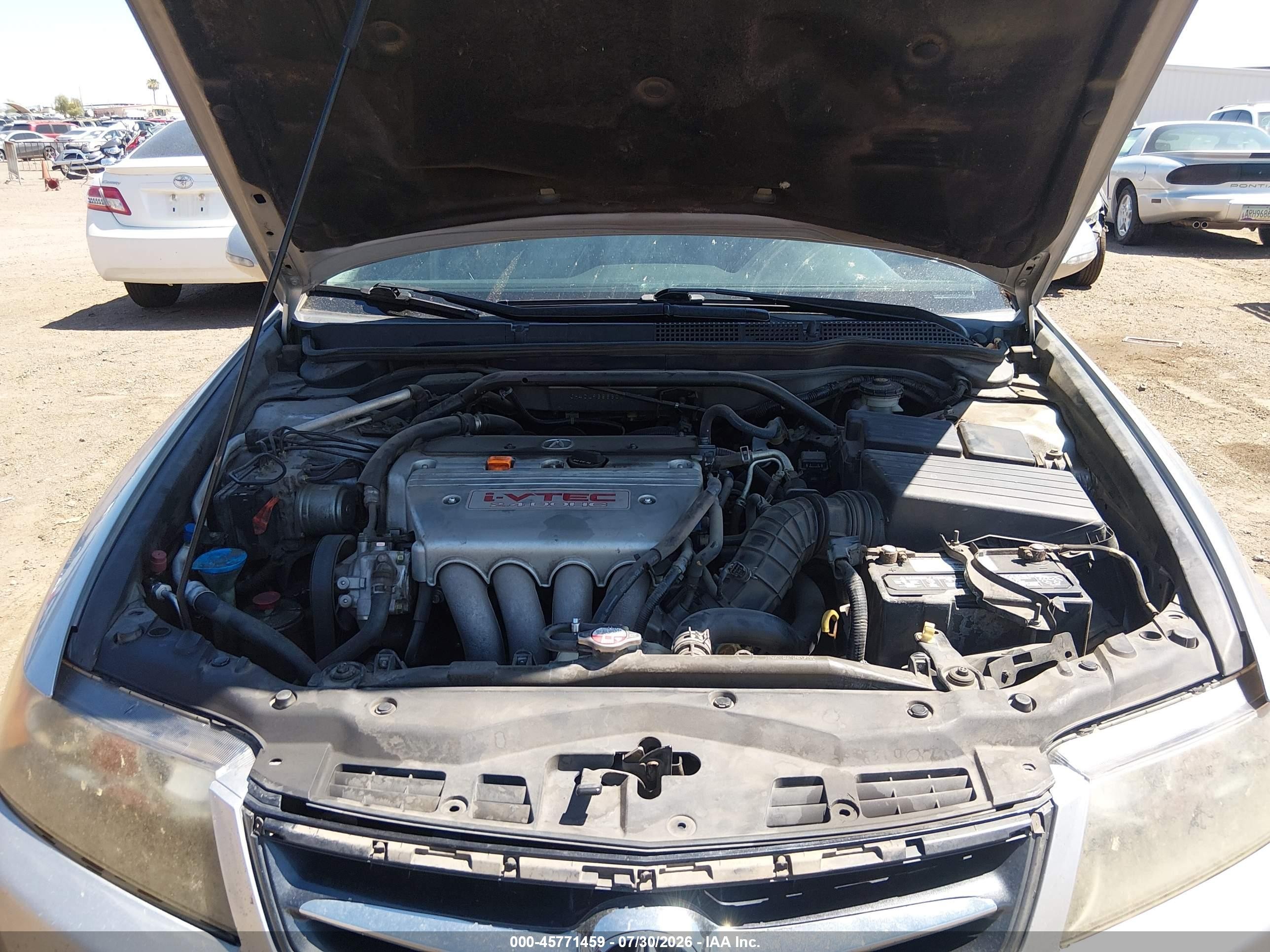2006 Acura Tsx   Серебряный vin: JH4CL96866C019650