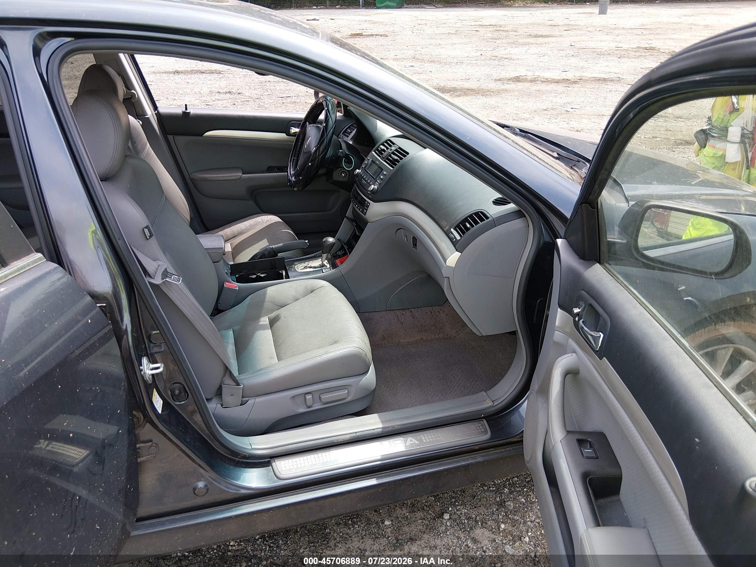 2006 Acura Tsx   Gray vin: JH4CL96866C026386