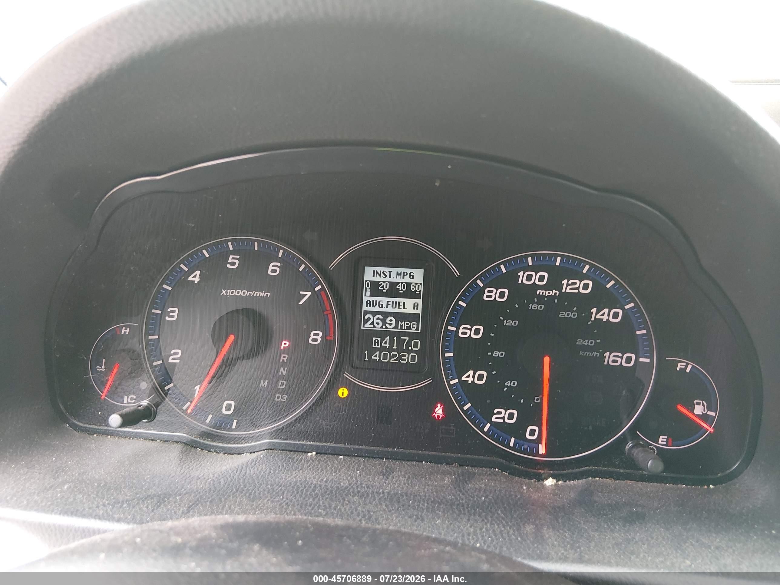 2006 Acura Tsx   Gray vin: JH4CL96866C026386