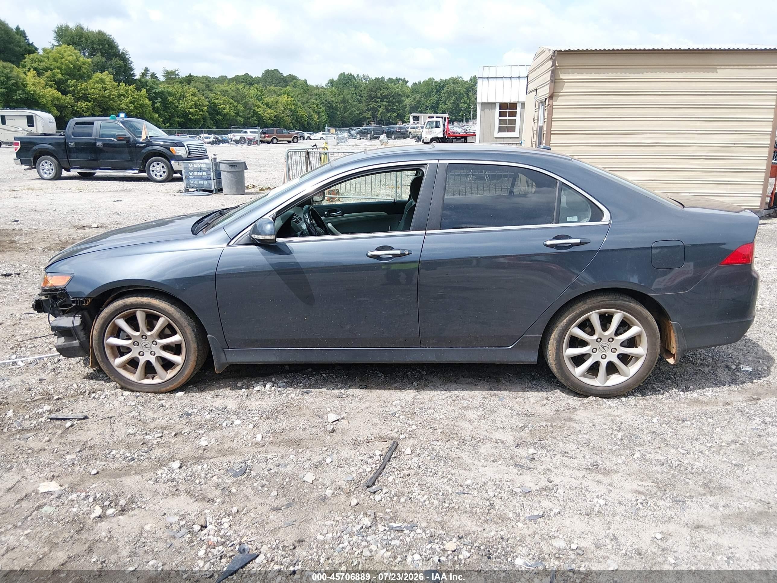 2006 Acura Tsx   Gray vin: JH4CL96866C026386