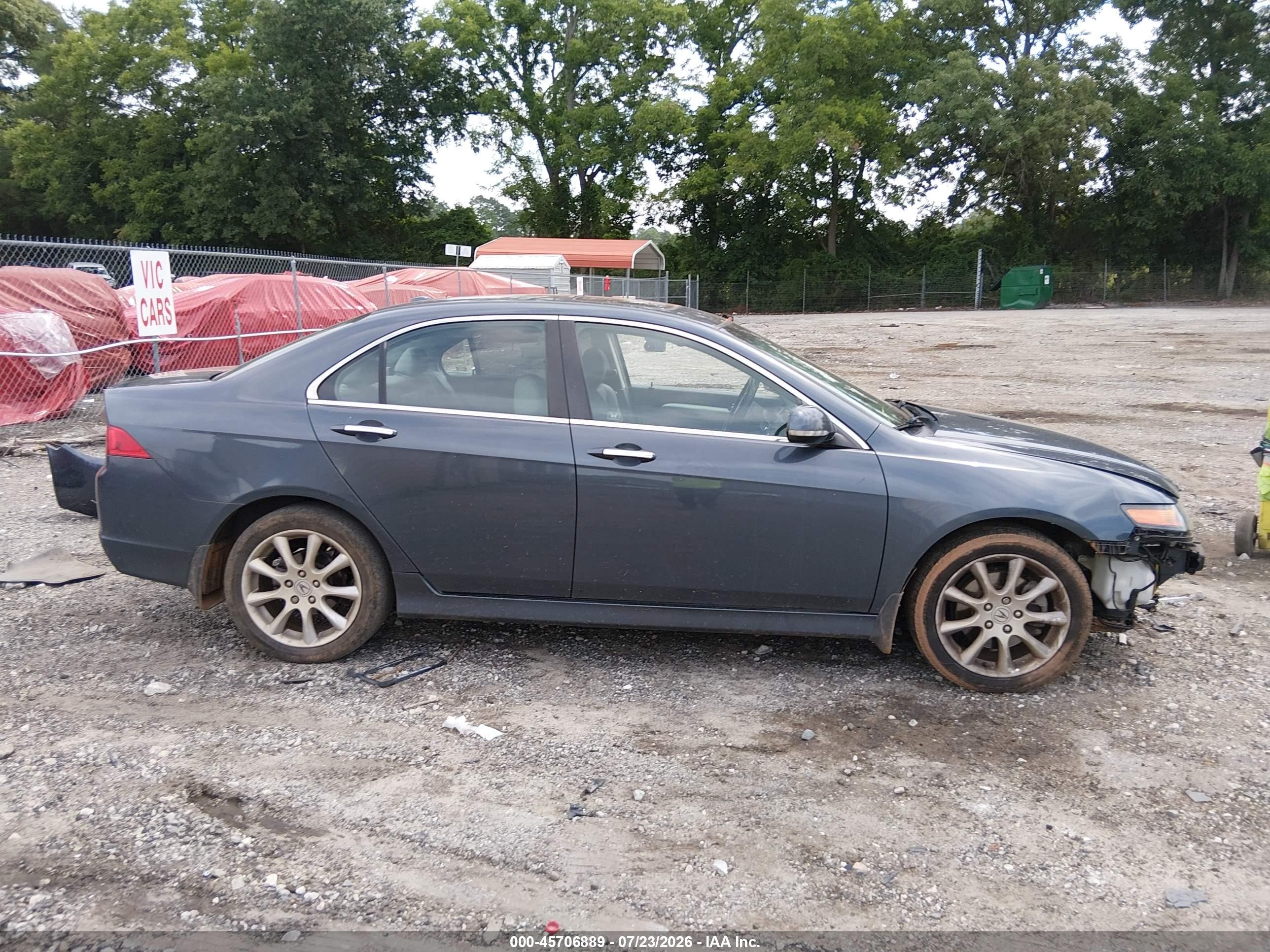2006 Acura Tsx   Gray vin: JH4CL96866C026386