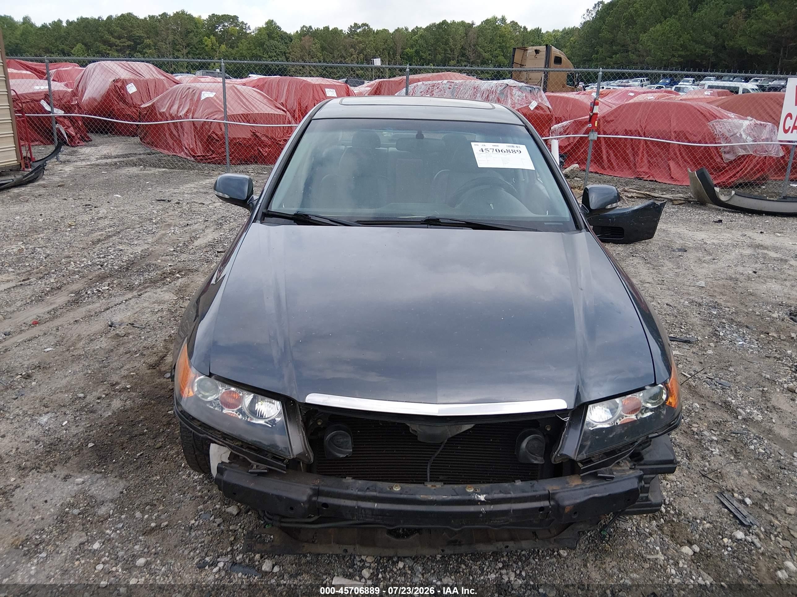 2006 Acura Tsx   Gray vin: JH4CL96866C026386