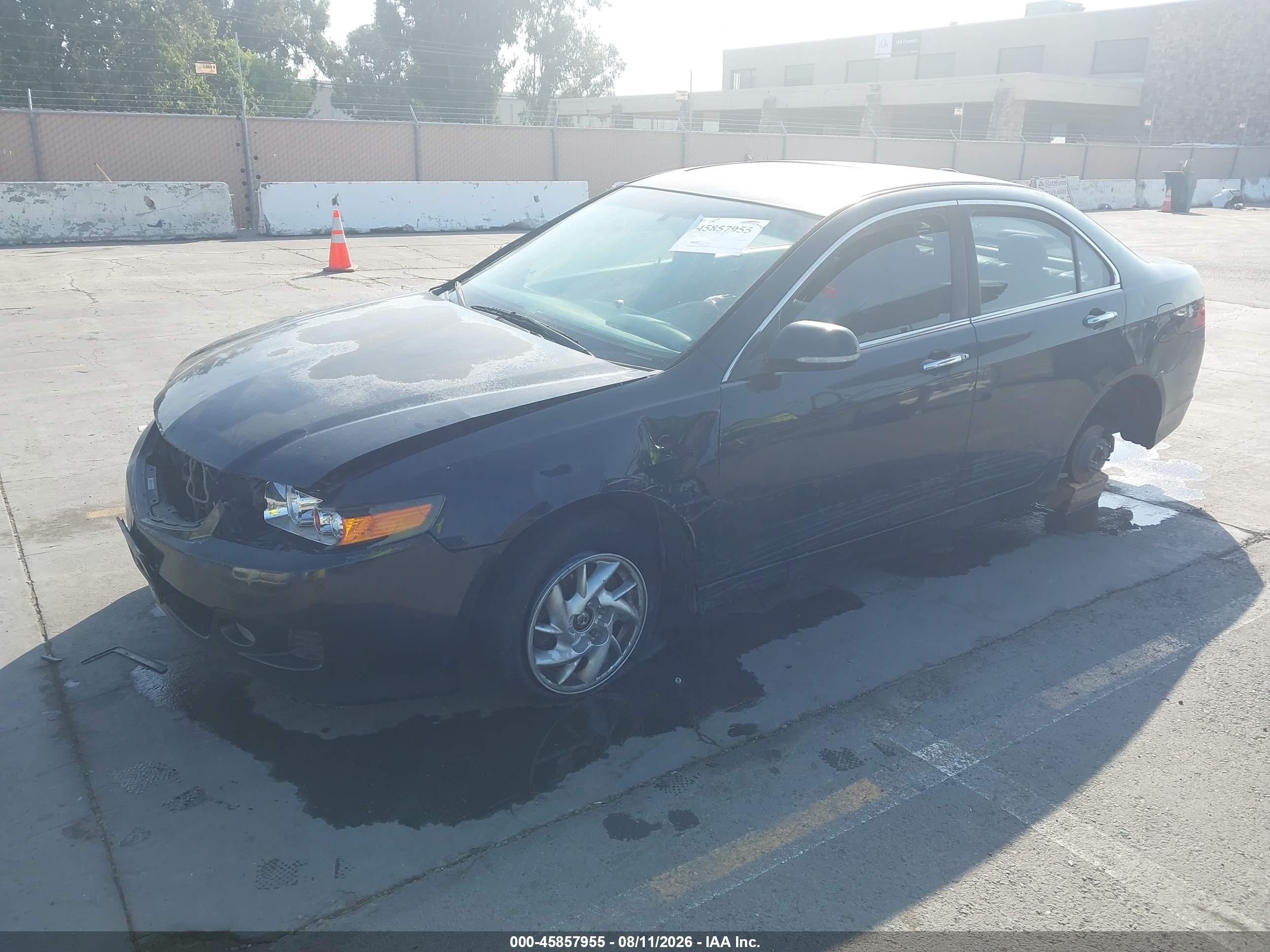 2006 Acura Tsx   Black vin: JH4CL96866C028008