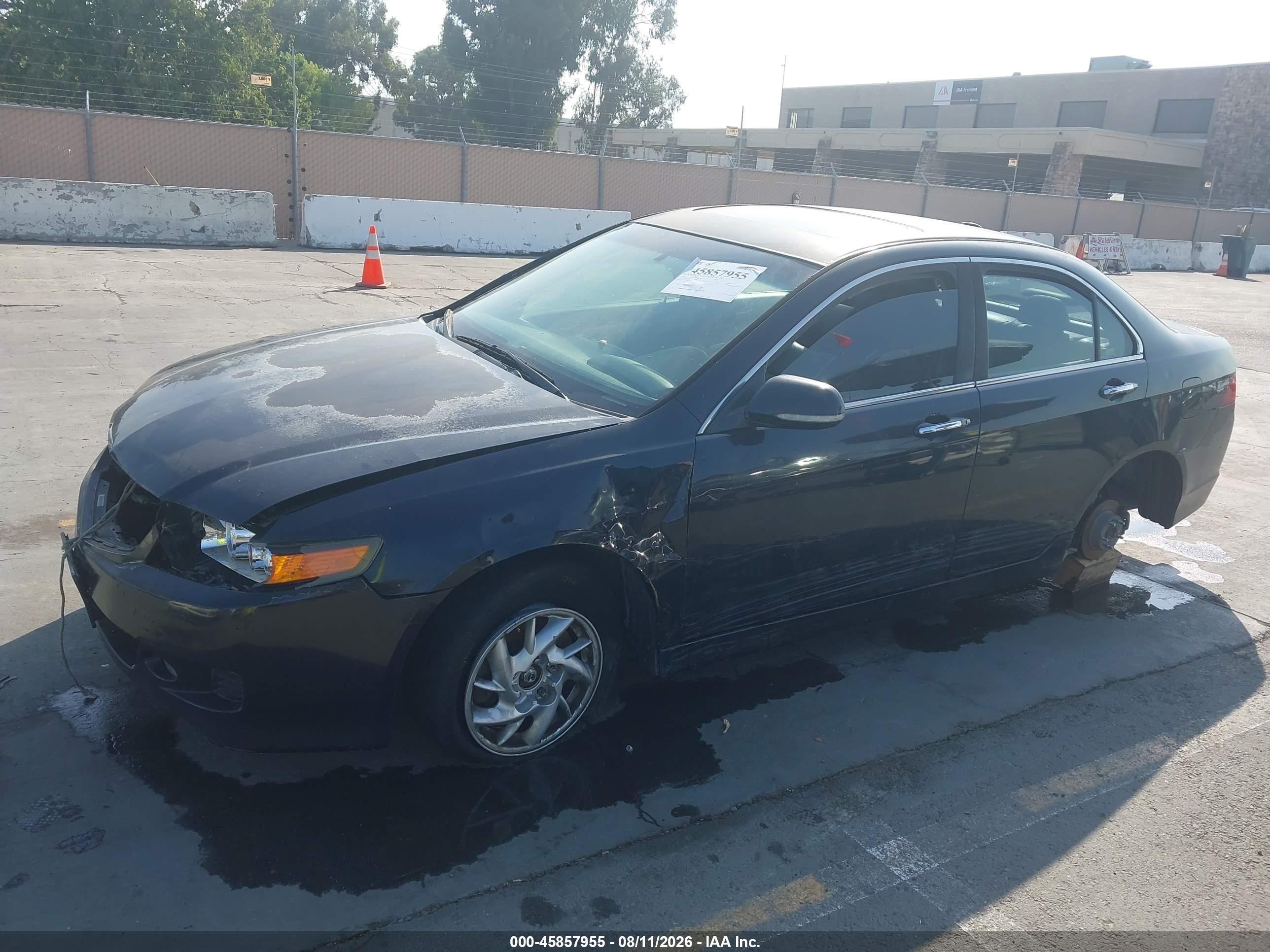 2006 Acura Tsx   Black vin: JH4CL96866C028008