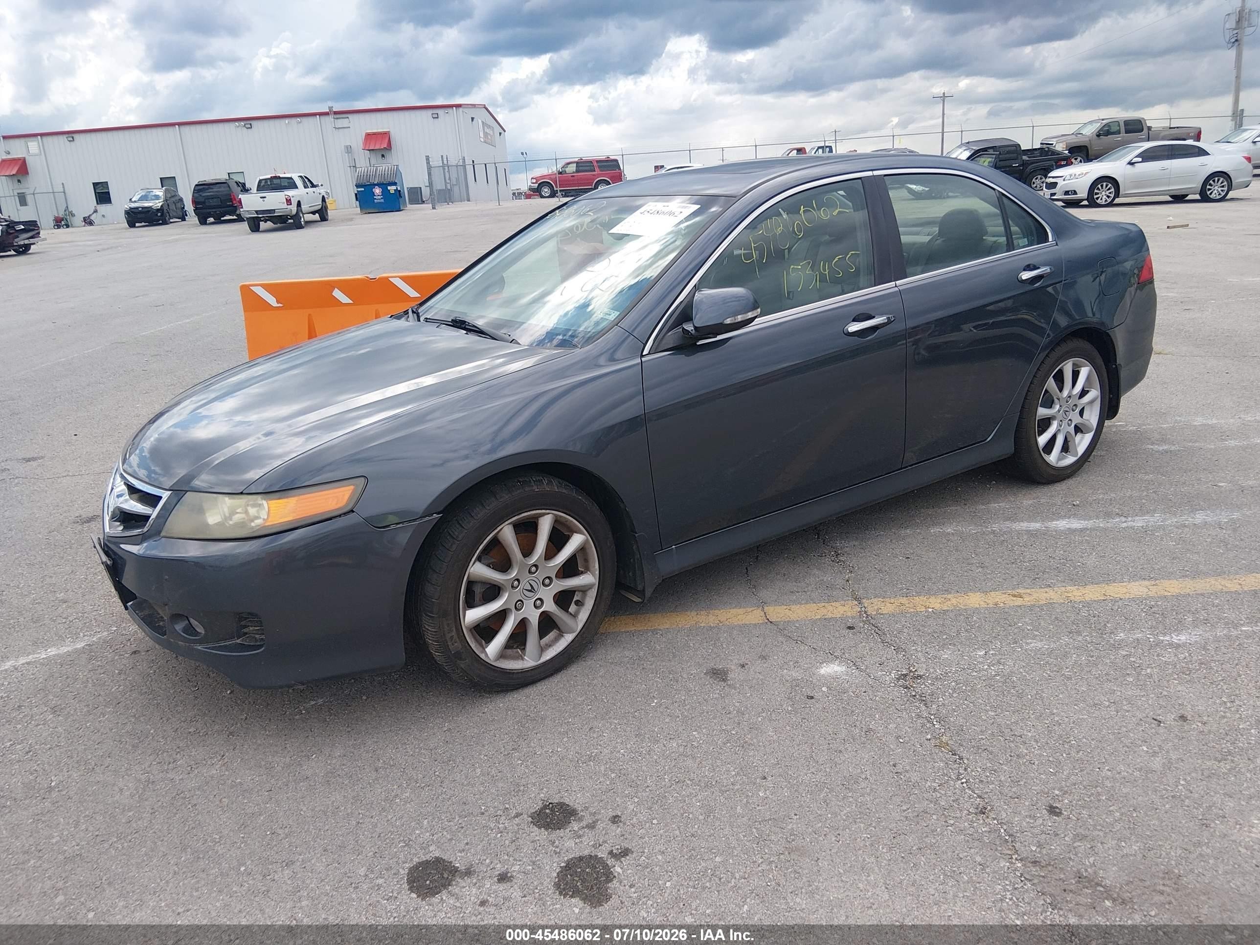 2006 Acura Tsx   Gray vin: JH4CL96866C033158