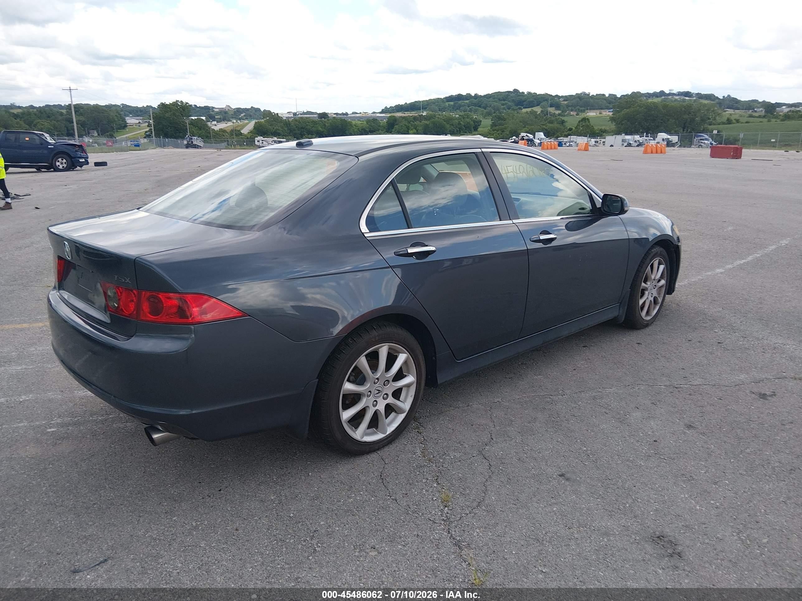 2006 Acura Tsx   Gray vin: JH4CL96866C033158