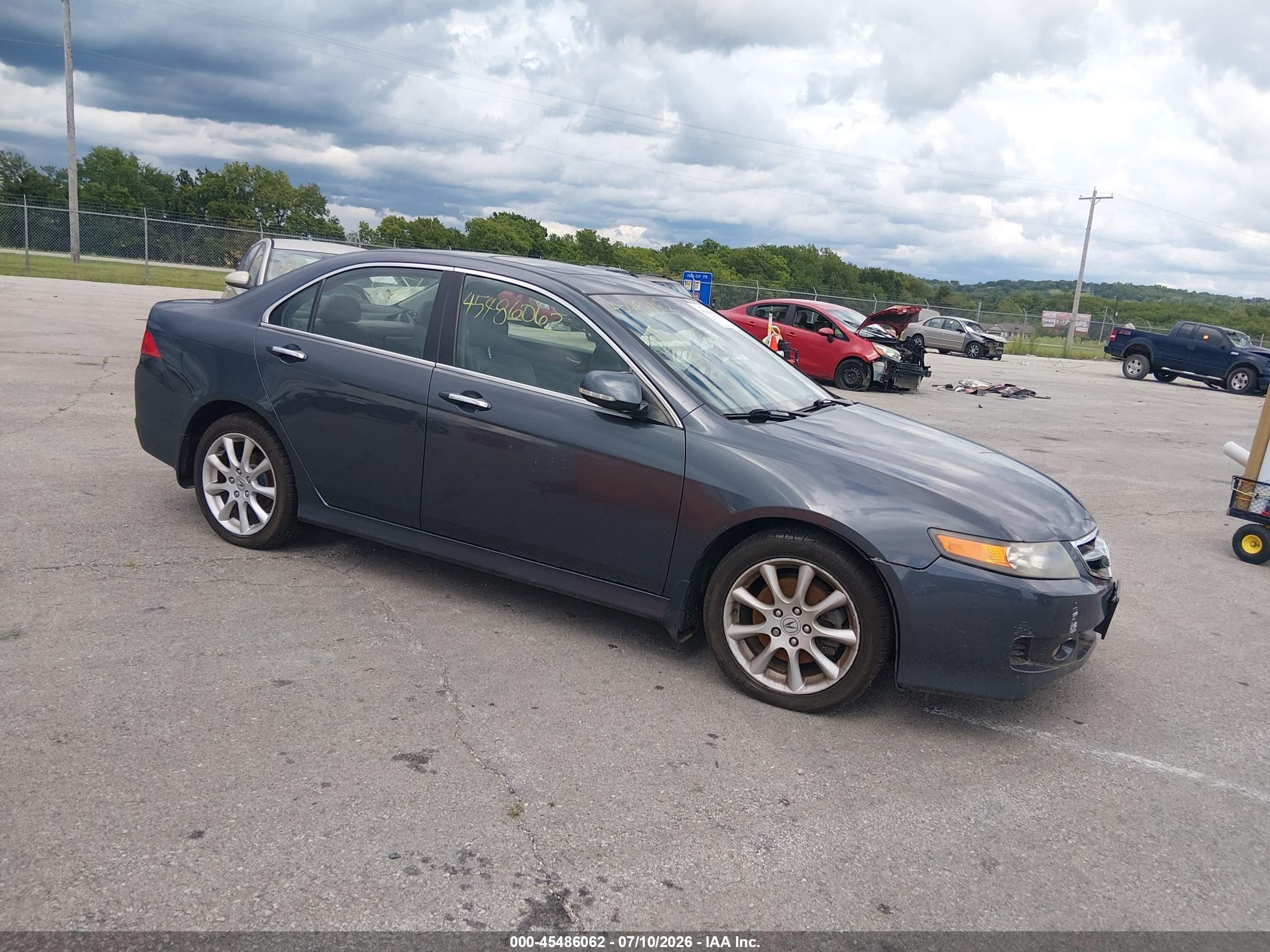 2006 Acura Tsx   Gray vin: JH4CL96866C033158
