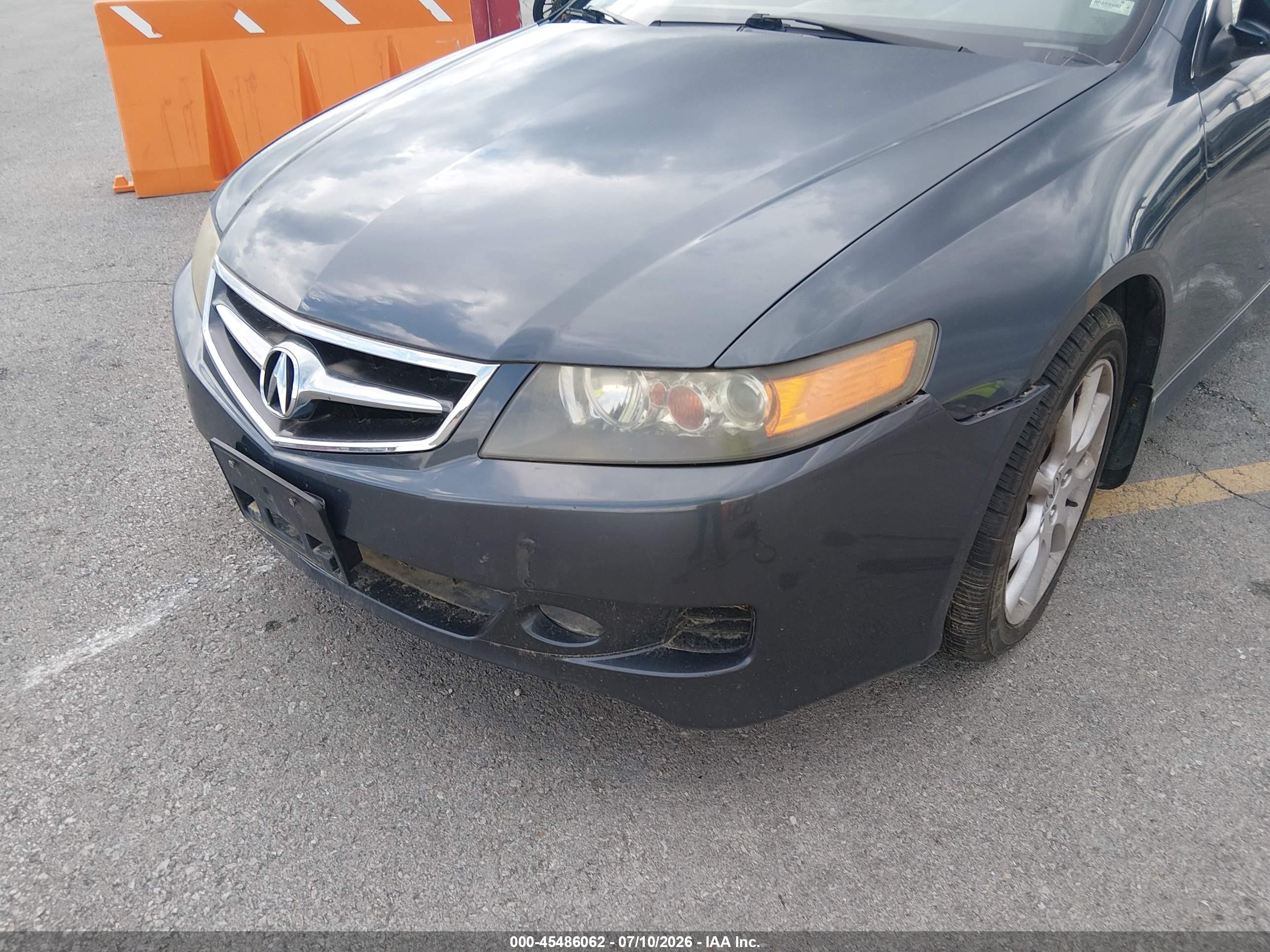 2006 Acura Tsx   Gray vin: JH4CL96866C033158