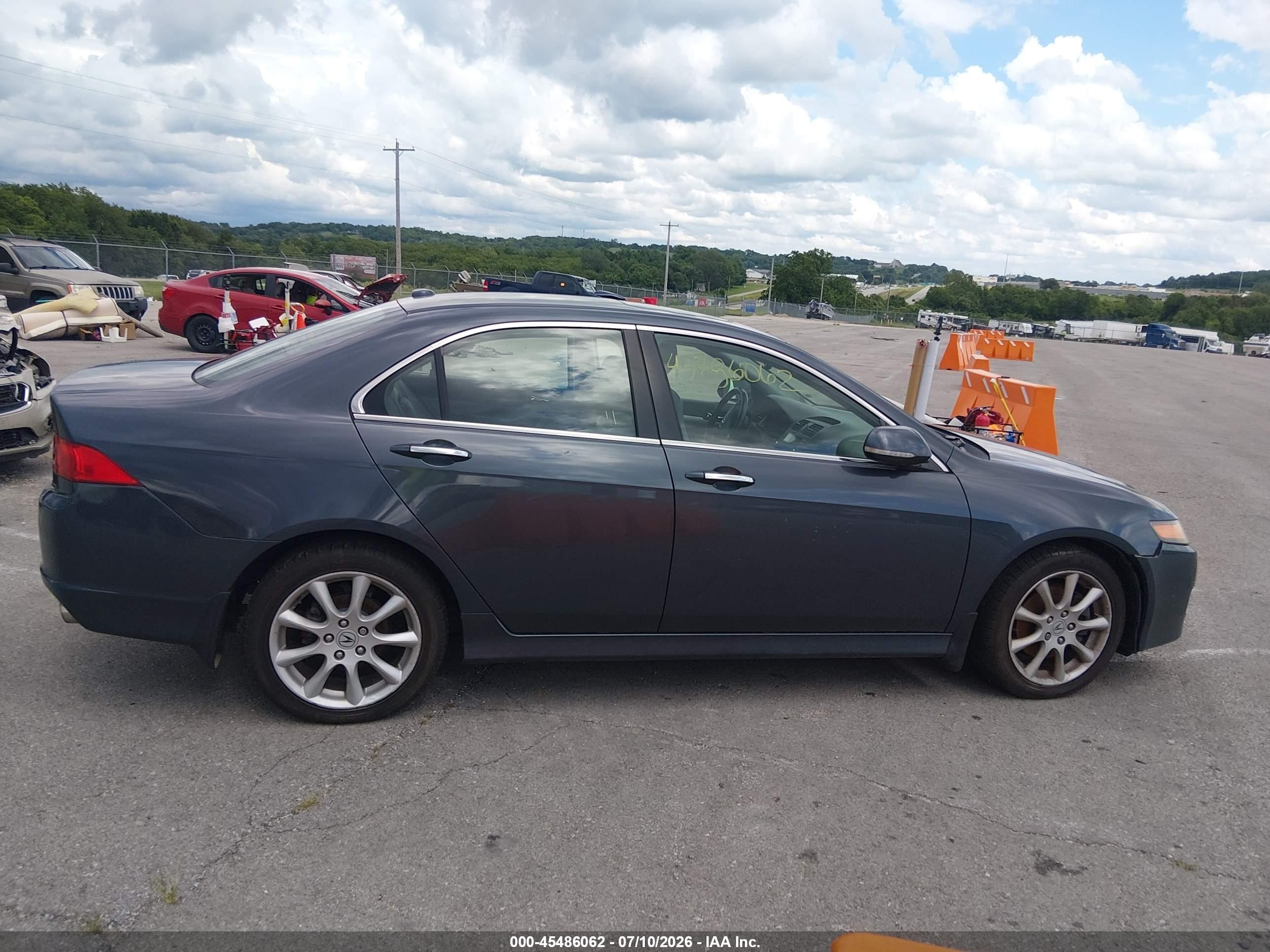 2006 Acura Tsx   Gray vin: JH4CL96866C033158