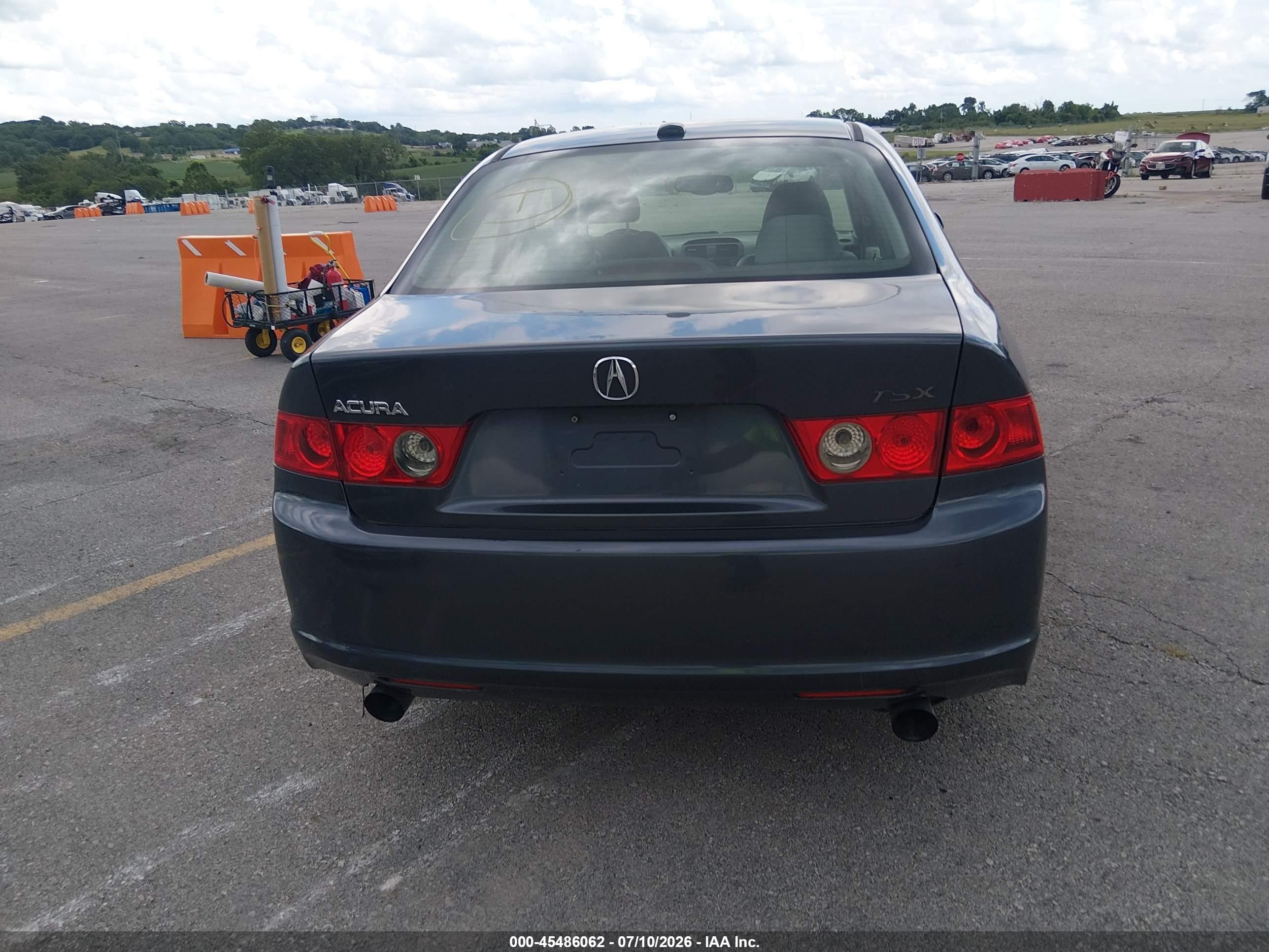 2006 Acura Tsx   Gray vin: JH4CL96866C033158
