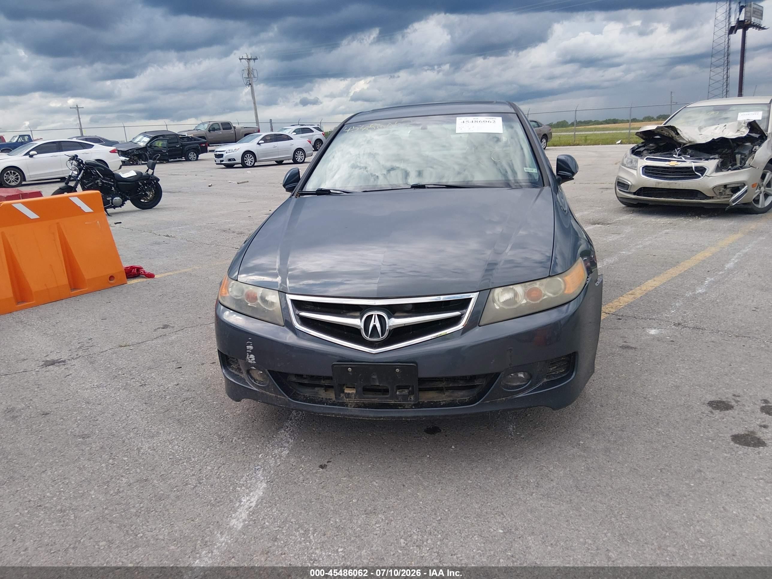 2006 Acura Tsx   Gray vin: JH4CL96866C033158