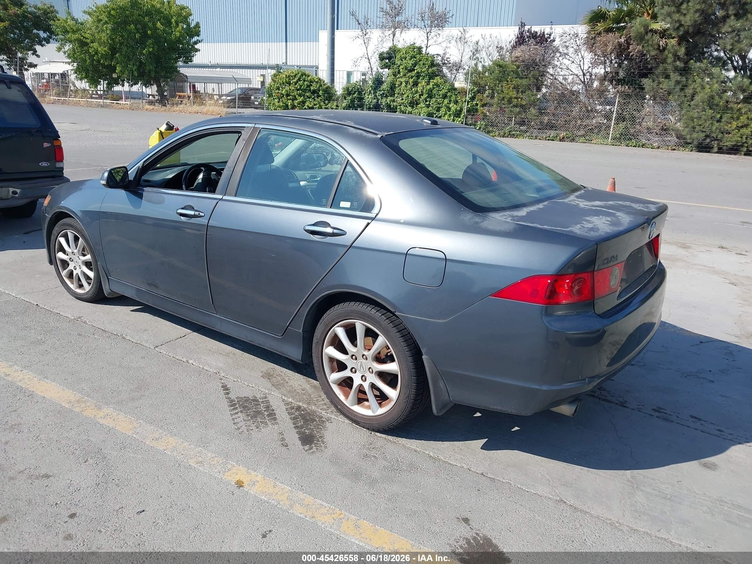 2007 Acura Tsx Серый vin: JH4CL96867C009069