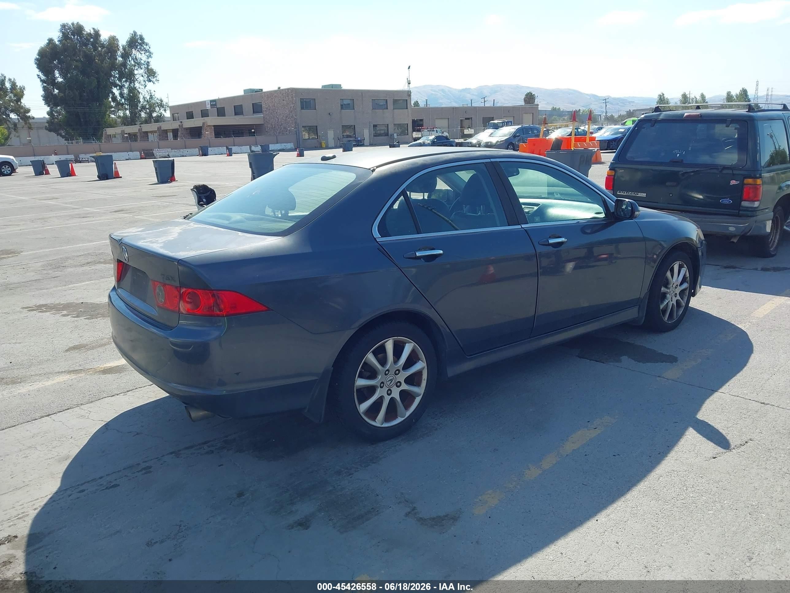 2007 Acura Tsx Серый vin: JH4CL96867C009069